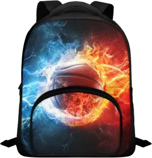 2025 Toddler Backpack for Girls Boys 12 Inch Book Bag with Adjustable Straps, Lightweight, School Bag Mini 2-4 Old Basketball Print