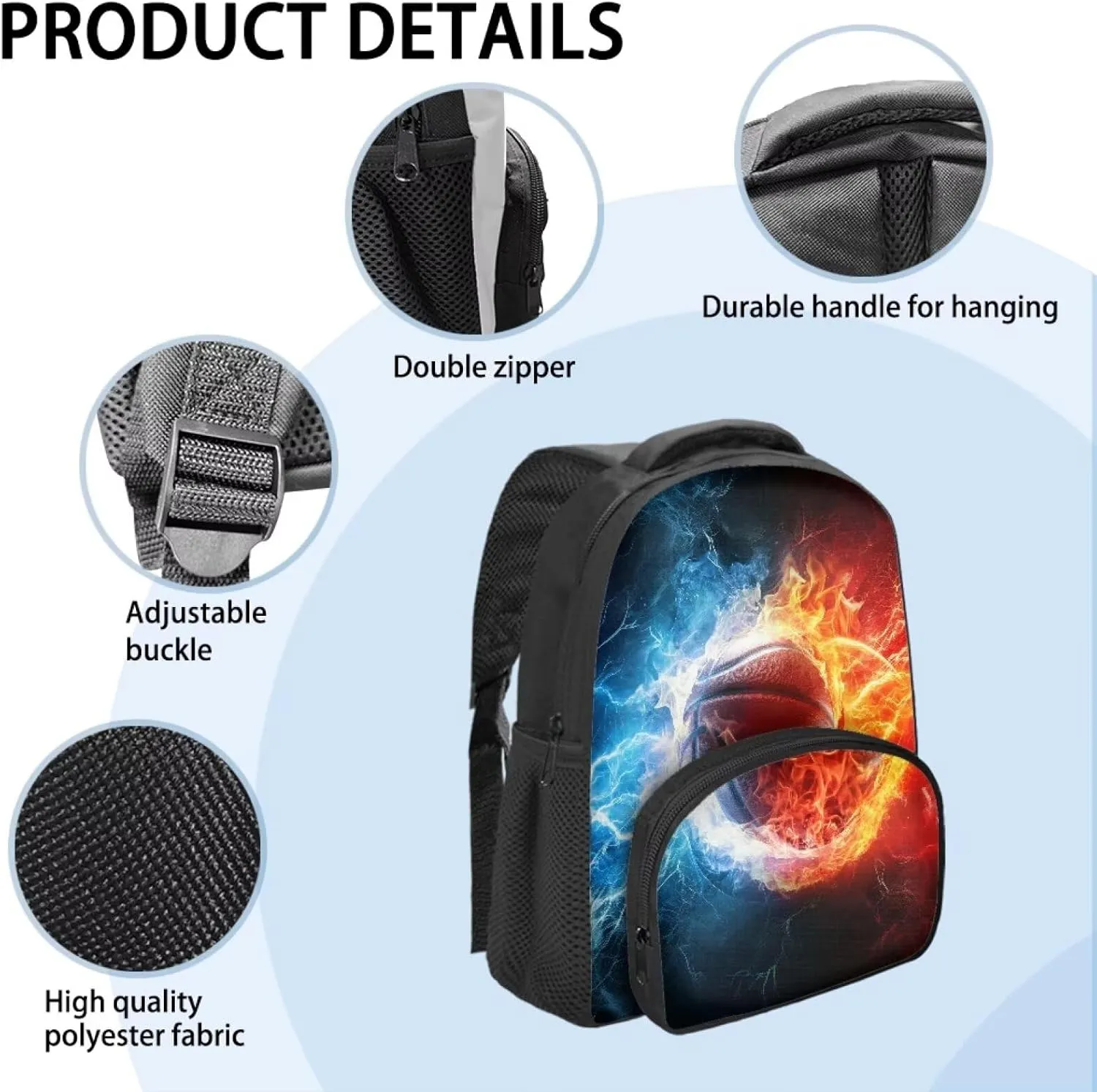 2025 Toddler Backpack for Girls Boys 12 Inch Book Bag with Adjustable Straps, Lightweight, School Bag Mini 2-4 Old Basketball Print