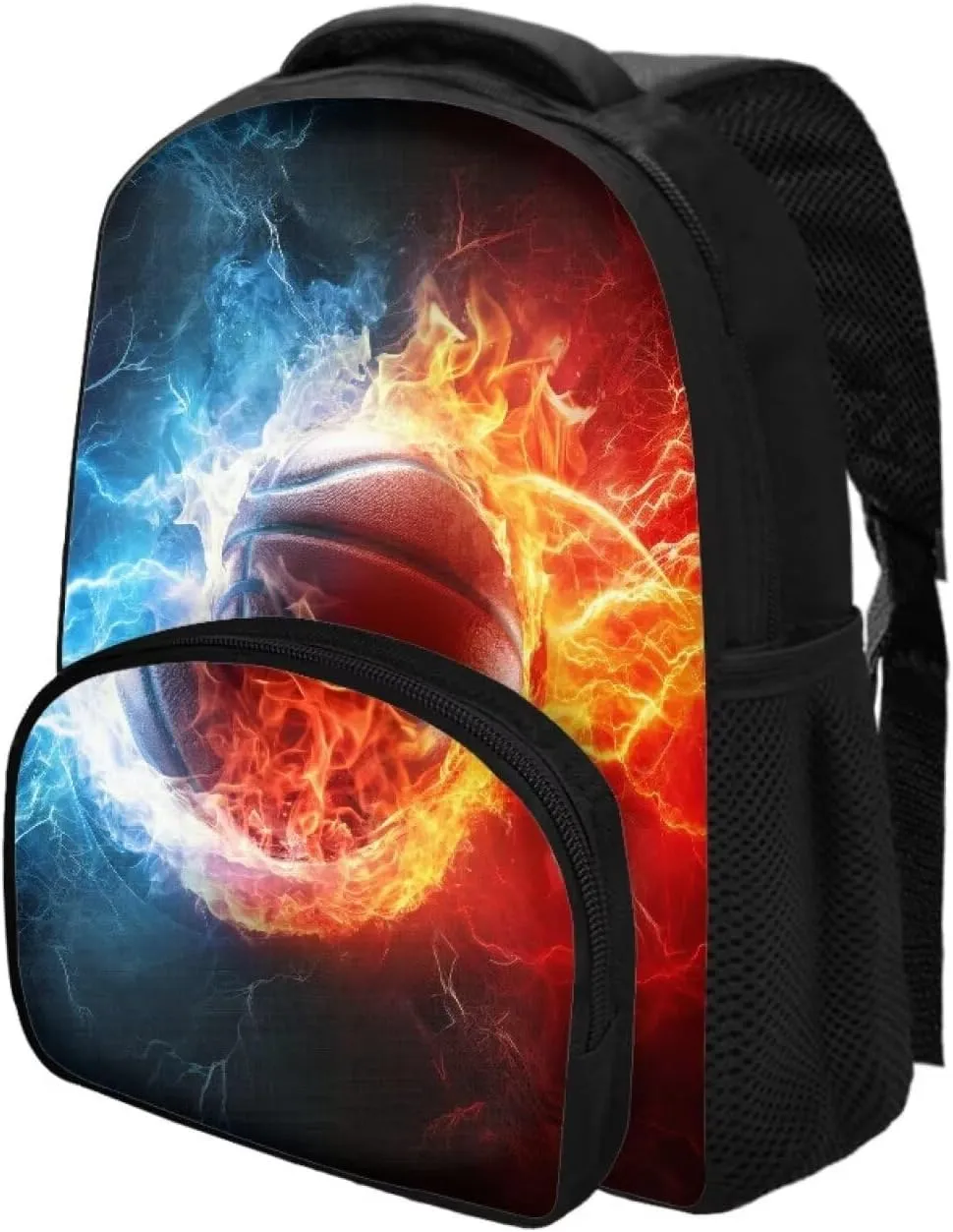 2025 Toddler Backpack for Girls Boys 12 Inch Book Bag with Adjustable Straps, Lightweight, School Bag Mini 2-4 Old Basketball Print