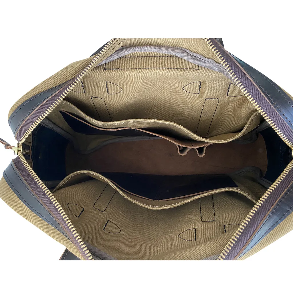 Adventure Series Explorer Canvas & Leather Briefcase