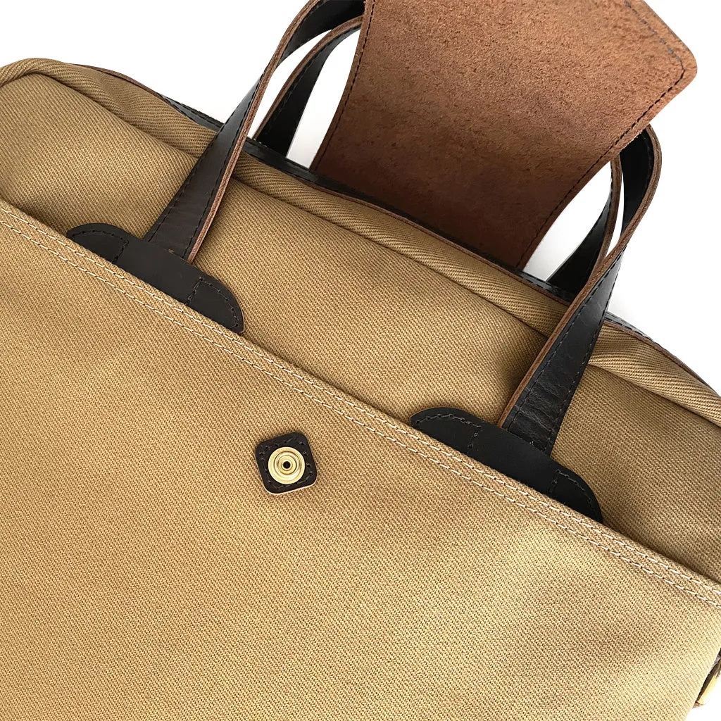 Adventure Series Explorer Canvas & Leather Briefcase