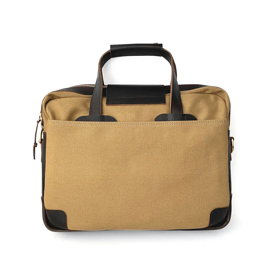 Adventure Series Explorer Canvas & Leather Briefcase