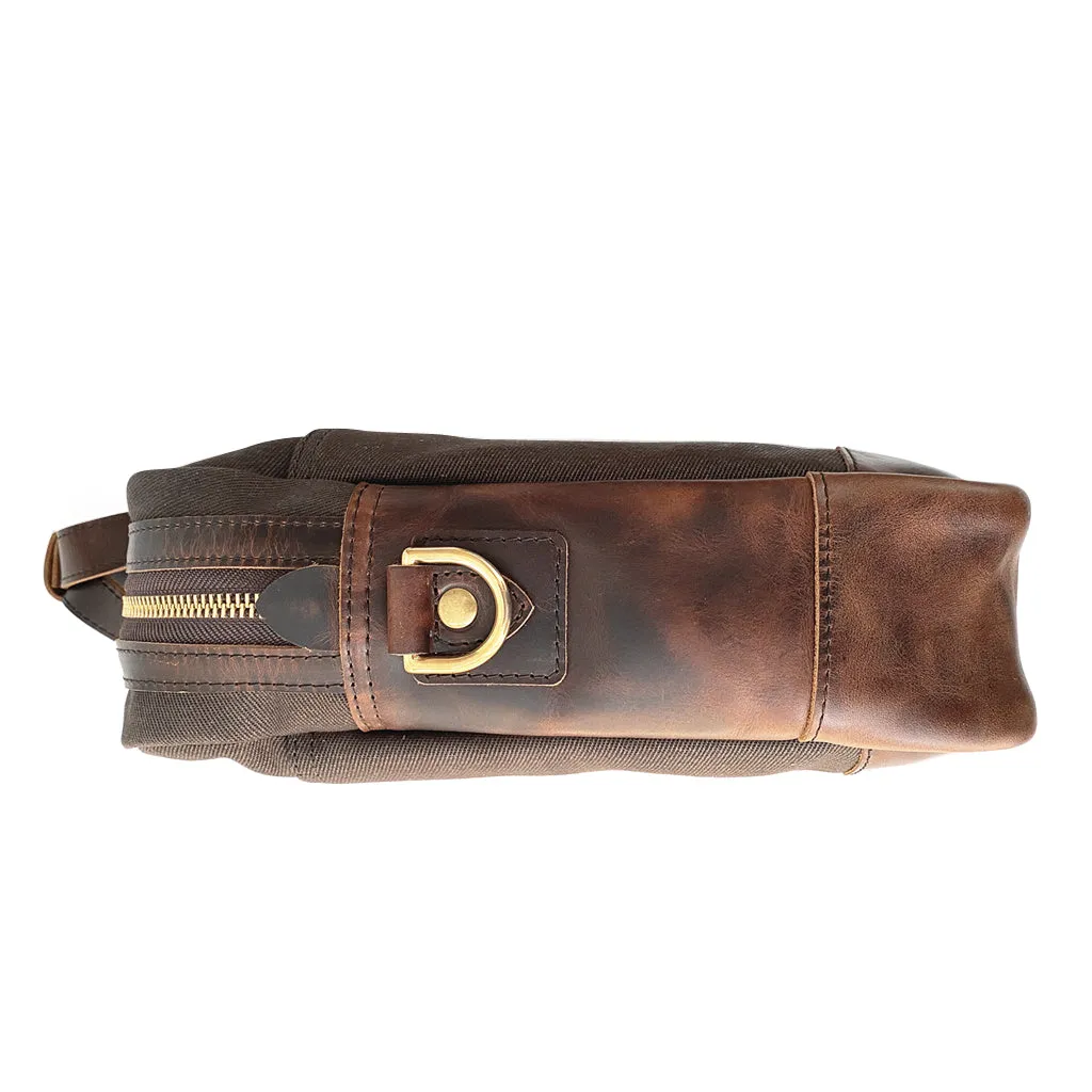 Adventure Series Explorer Canvas & Leather Briefcase