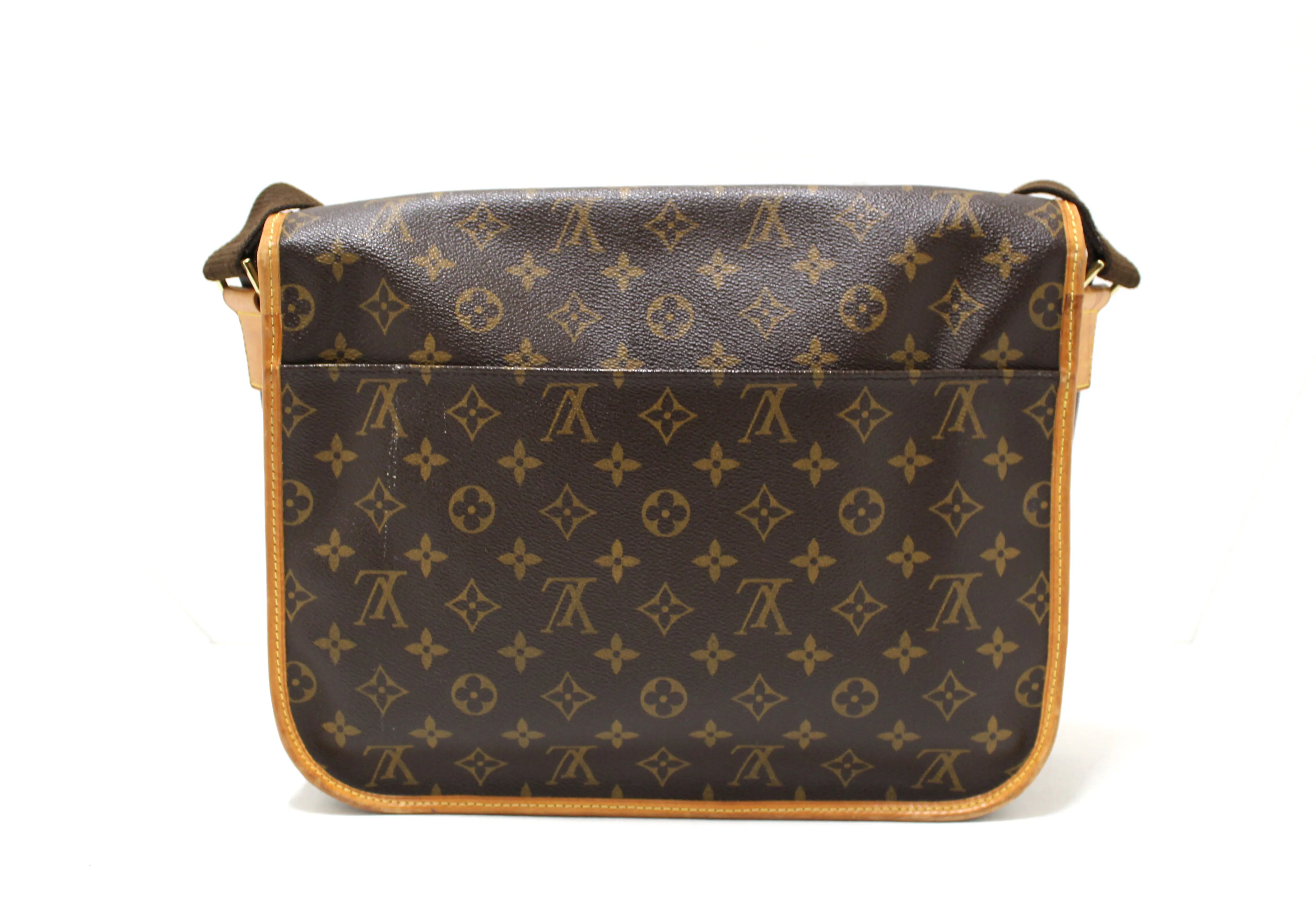 Authentic Louis Vuitton Classic Monogram Bosphore GM Messenger Bag
