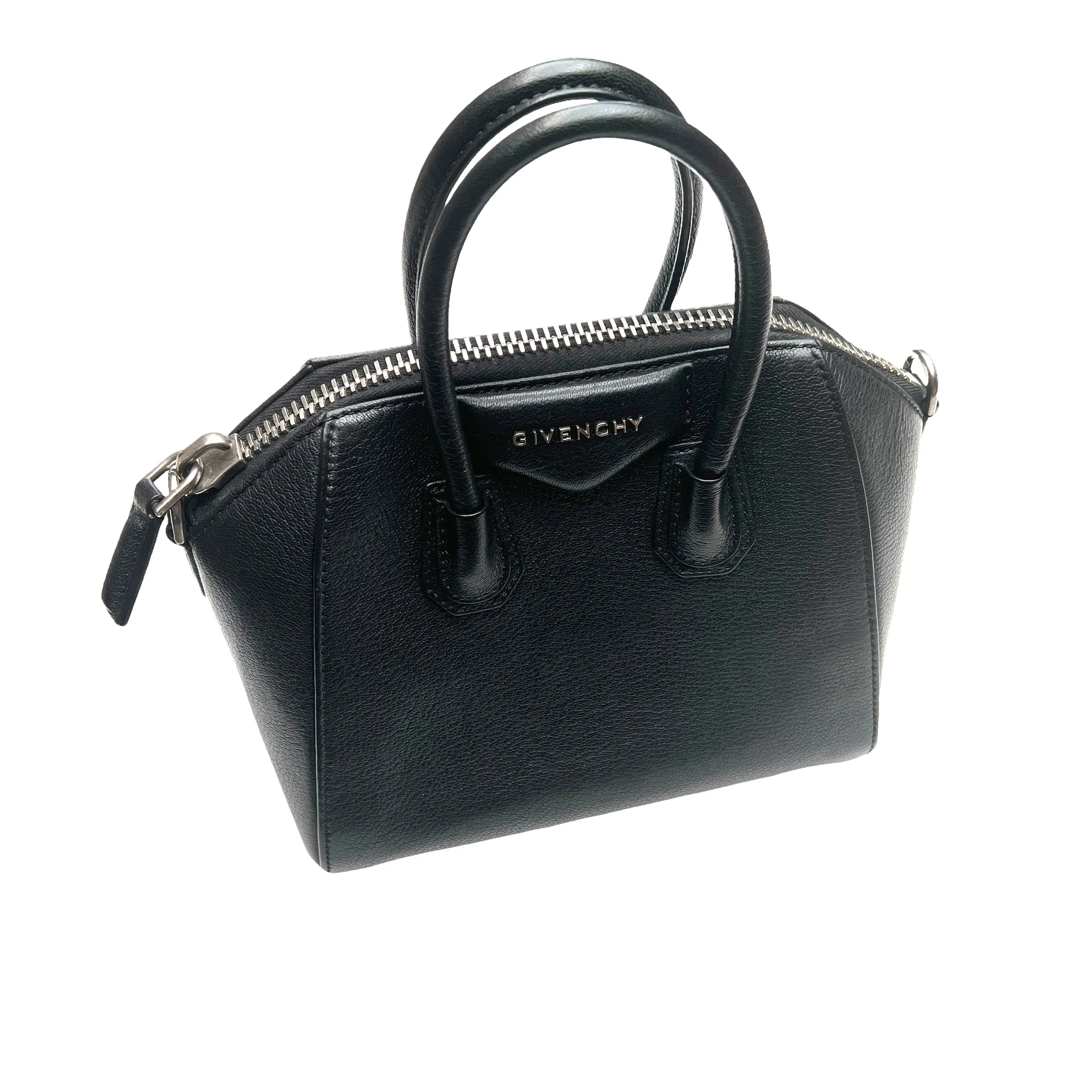 Black Antigona Leather Bag