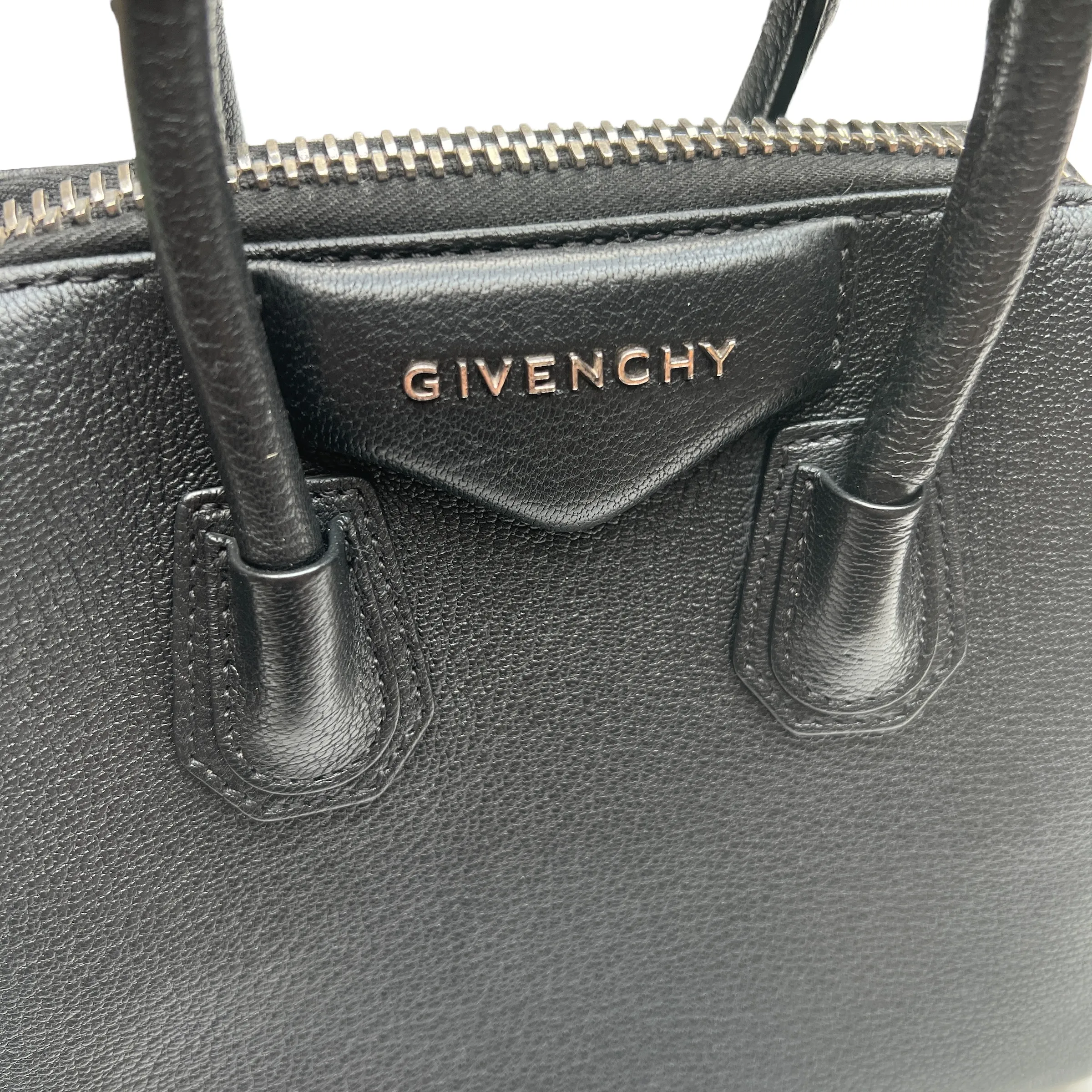 Black Antigona Leather Bag