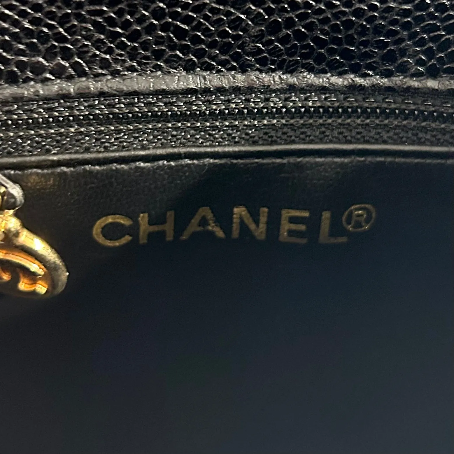 Chanel Vintage Black Belt Bag