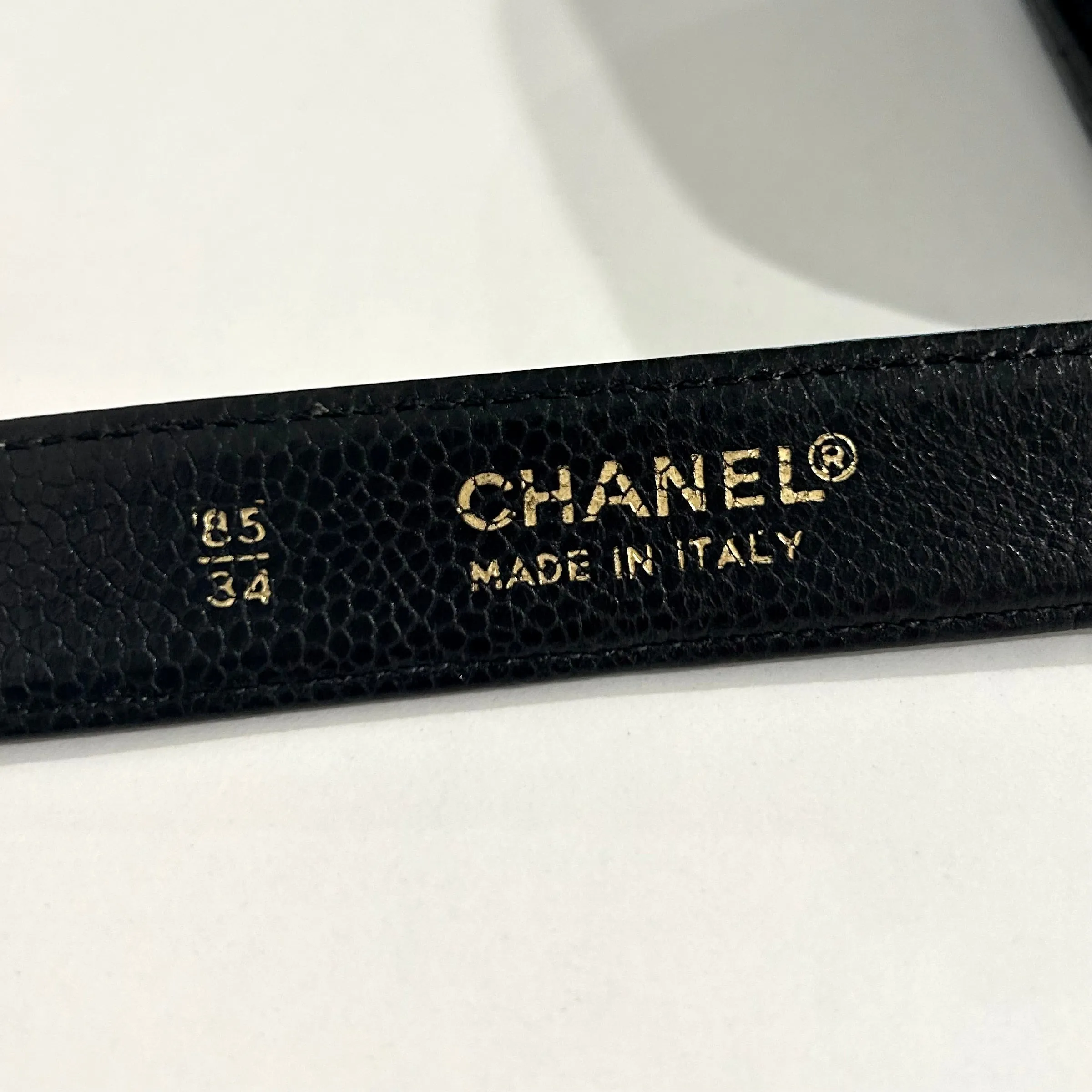 Chanel Vintage Black Belt Bag