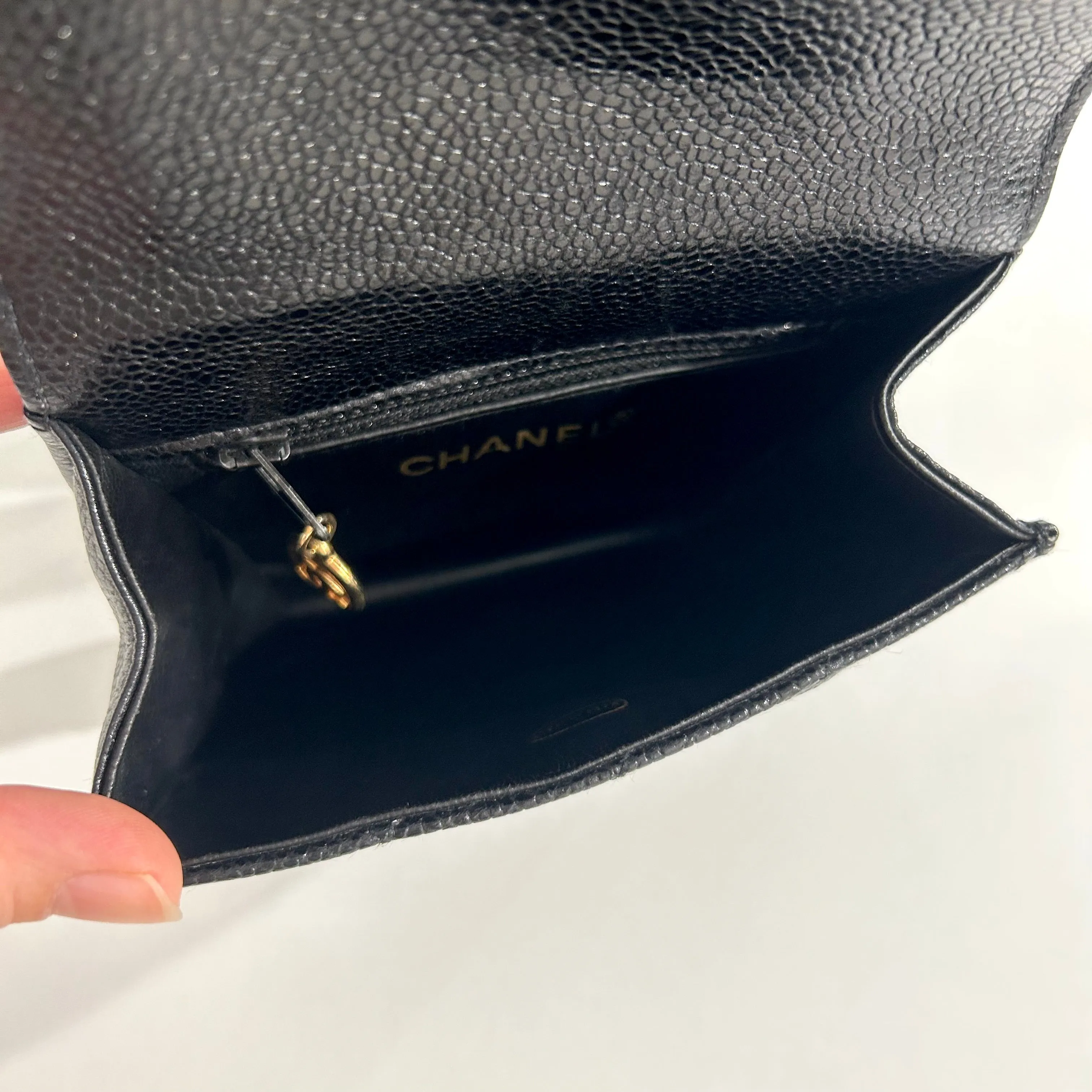 Chanel Vintage Black Belt Bag