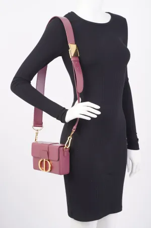 Christian Dior 30 Motaigne Box Bag Grape Leather