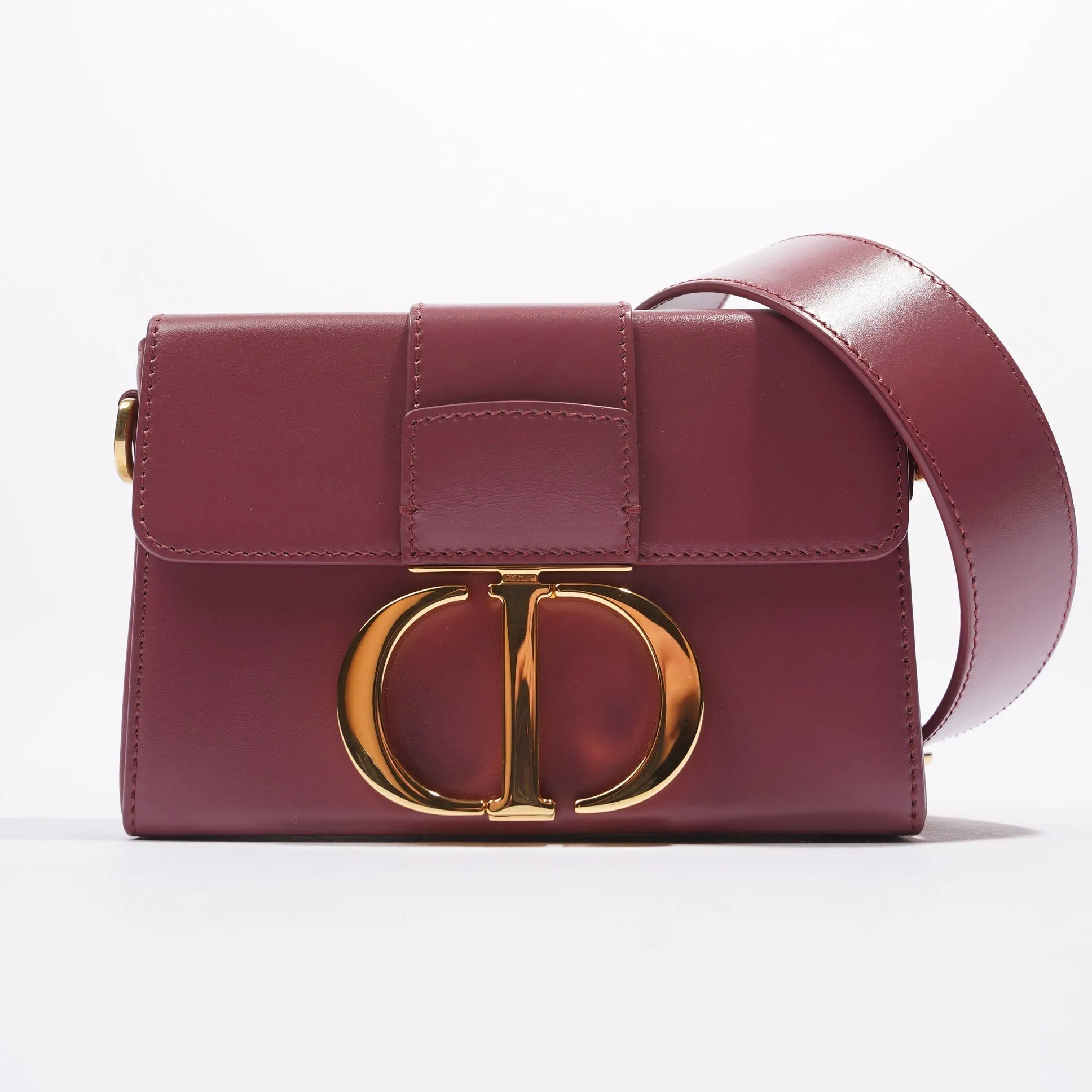 Christian Dior 30 Motaigne Box Bag Grape Leather