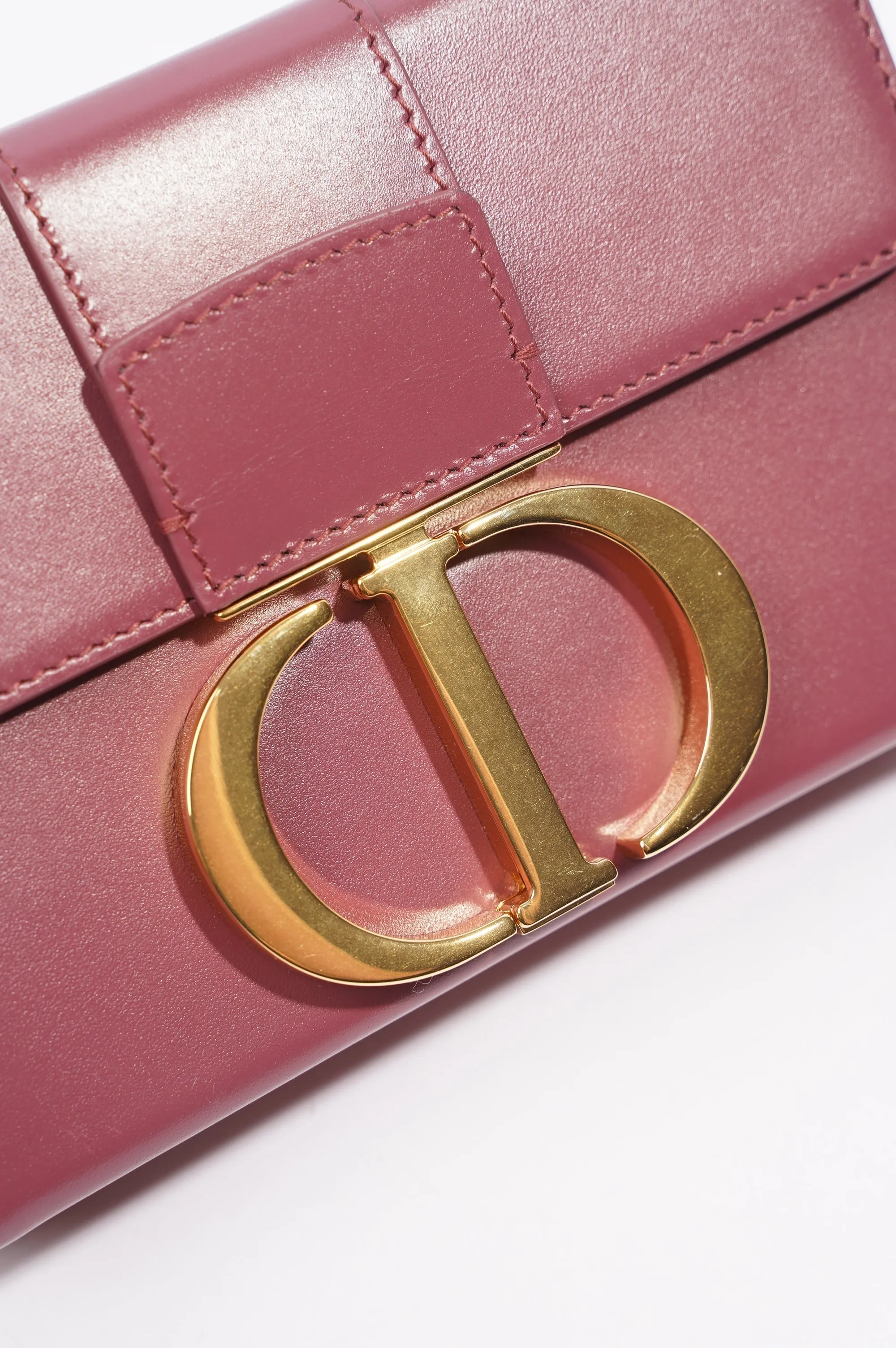 Christian Dior 30 Motaigne Box Bag Grape Leather