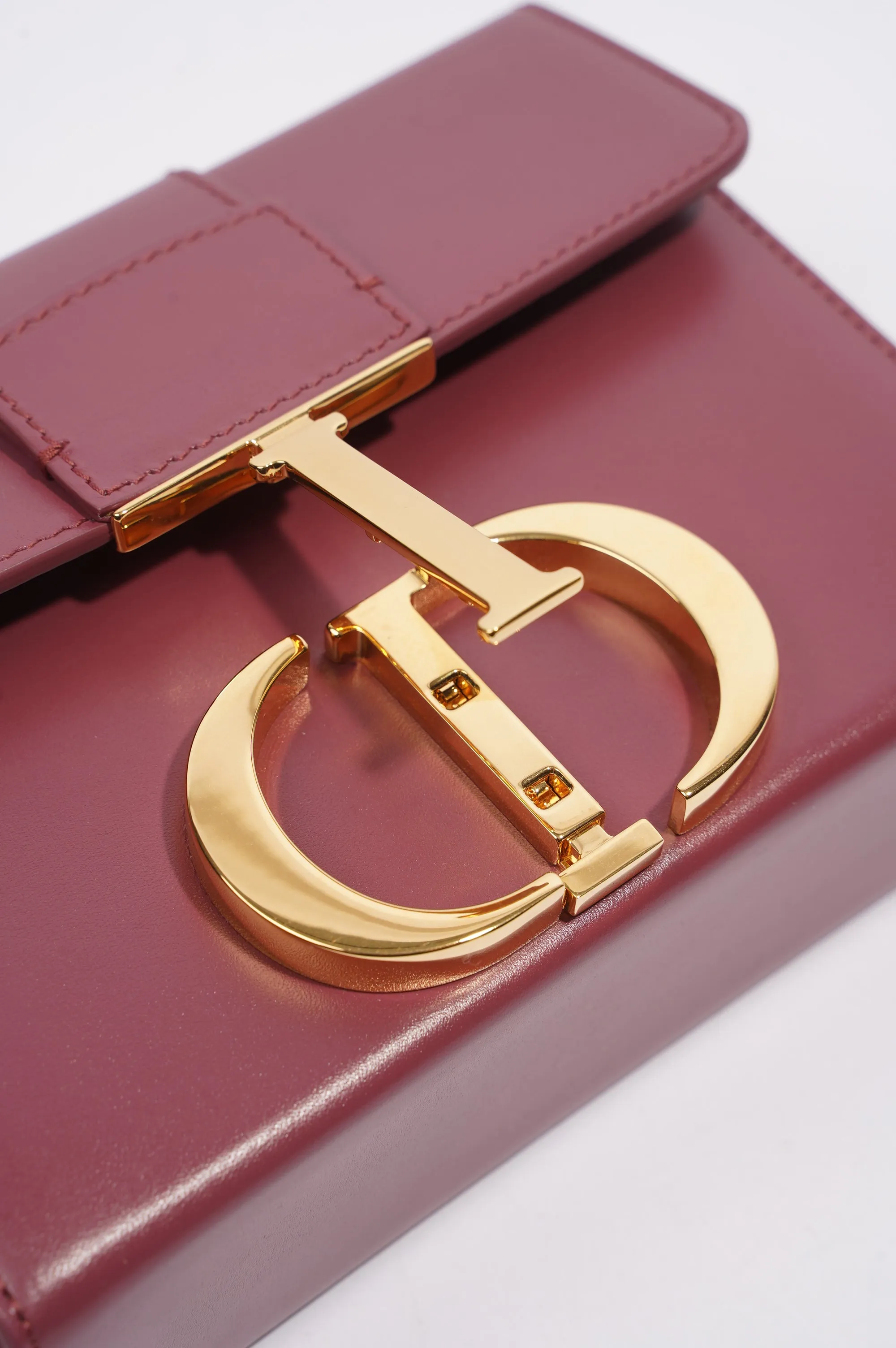 Christian Dior 30 Motaigne Box Bag Grape Leather