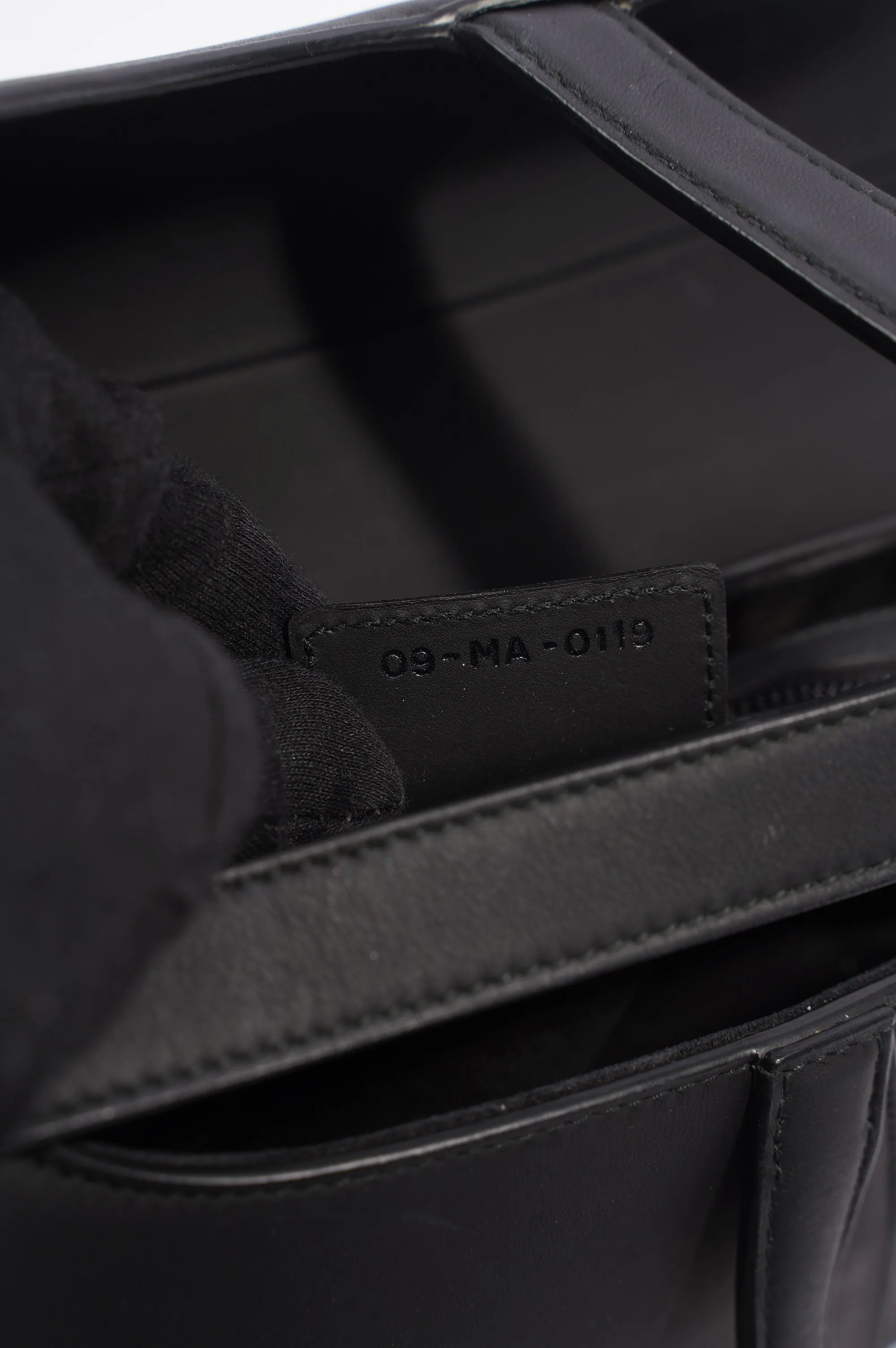 Christian Dior Ultra Matte Saddle Black Leather