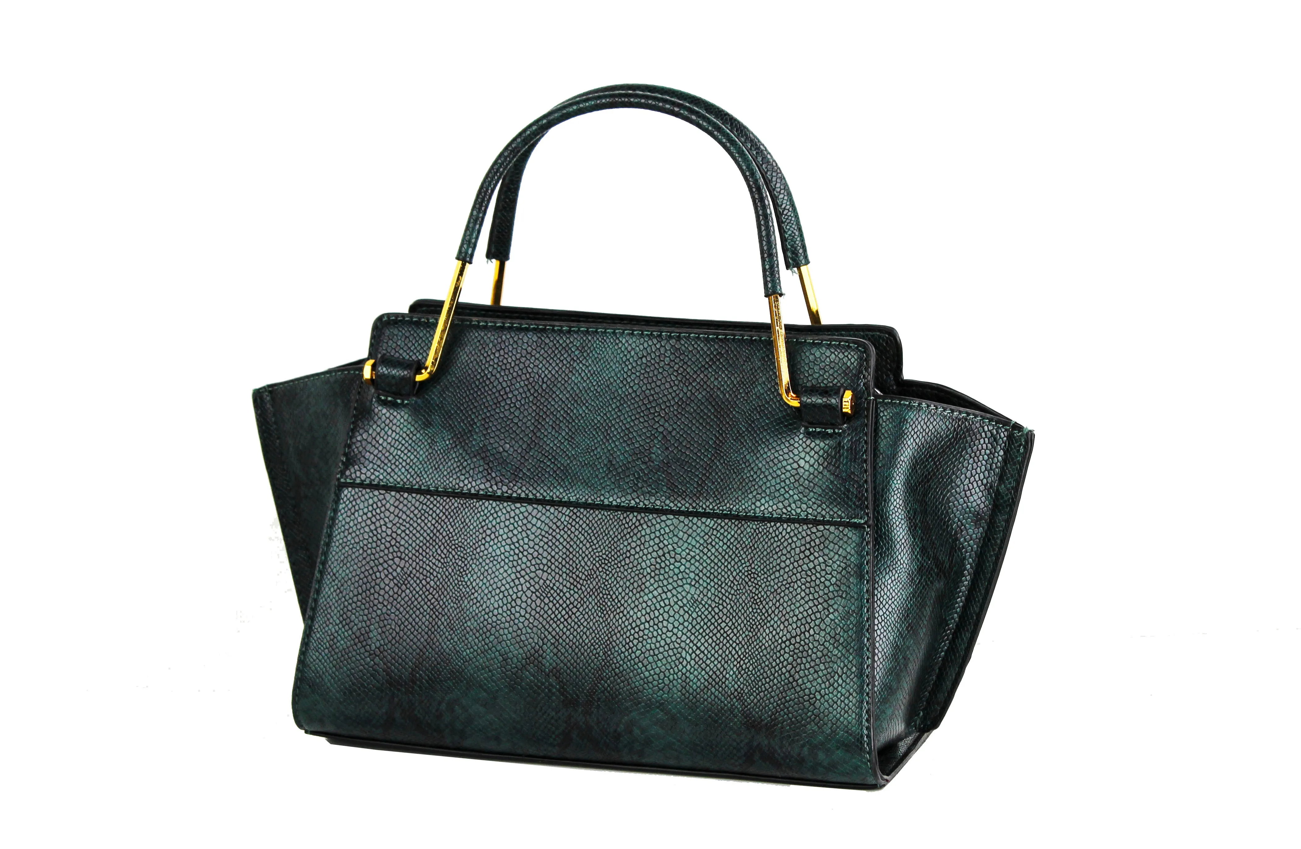 CROC STRUCTURED SACHET BAG