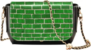 Crossbody Bags for Women Trendy Women's Black Shoulder Bag Small PU Leather Flap Cross Body Bag Handbags