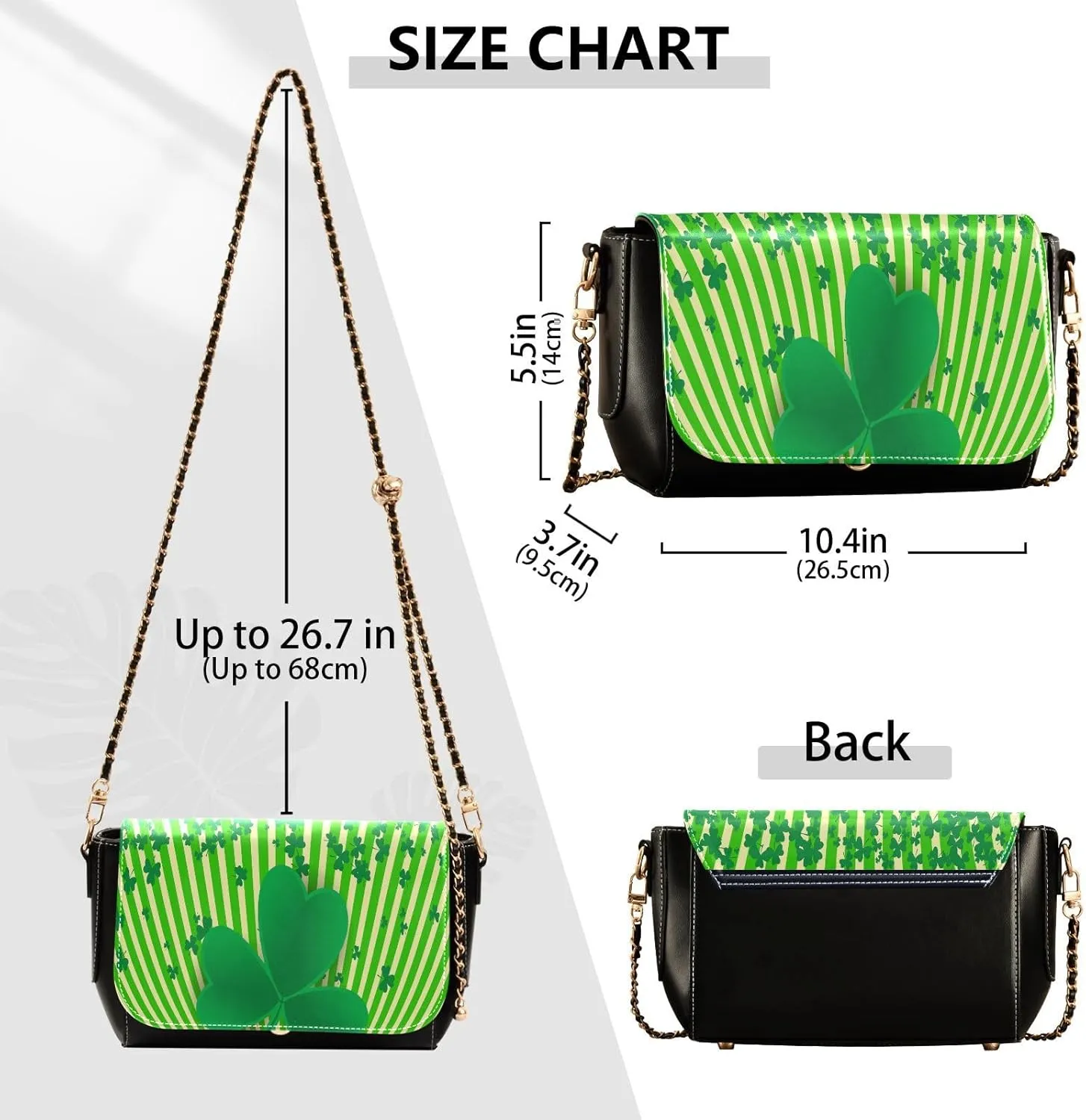 Crossbody Bags for Women Trendy Women's Black Shoulder Bag Small PU Leather Flap Cross Body Bag Handbags