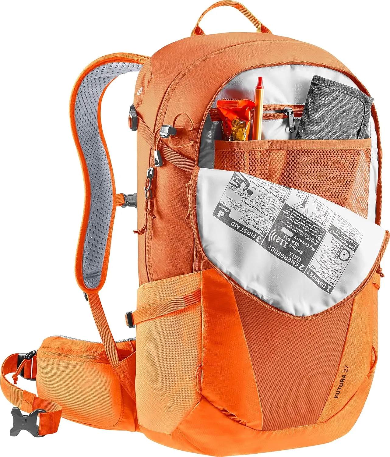 Deuter Men's Modern, Chestnut-Mandarine, 27 L