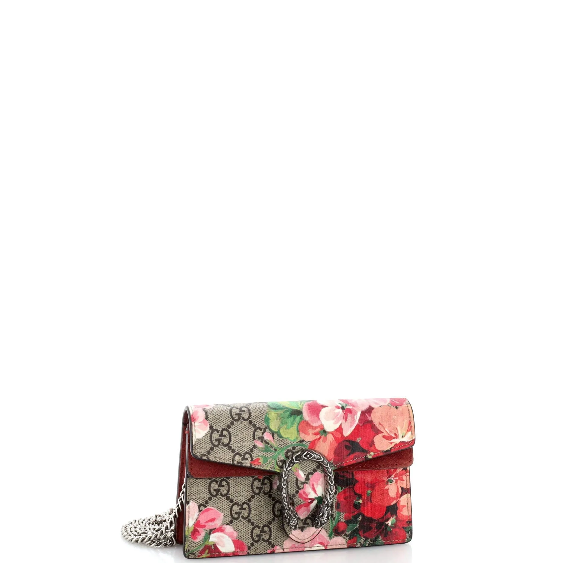 Dionysus Bag Blooms Print GG Coated Canvas Super Mini
