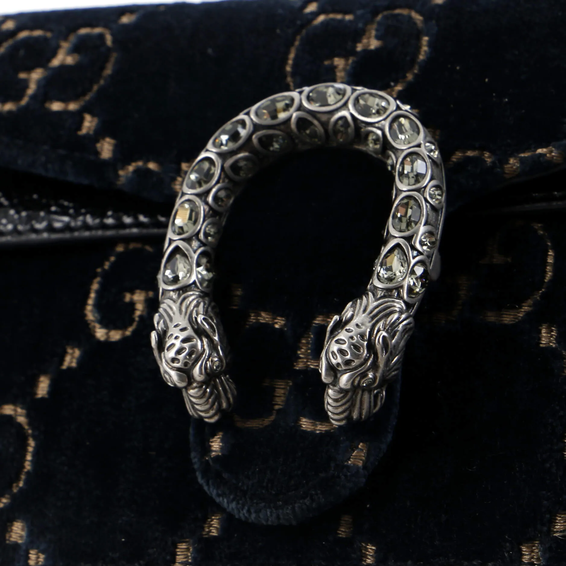 Dionysus Bag GG Velvet Super Mini