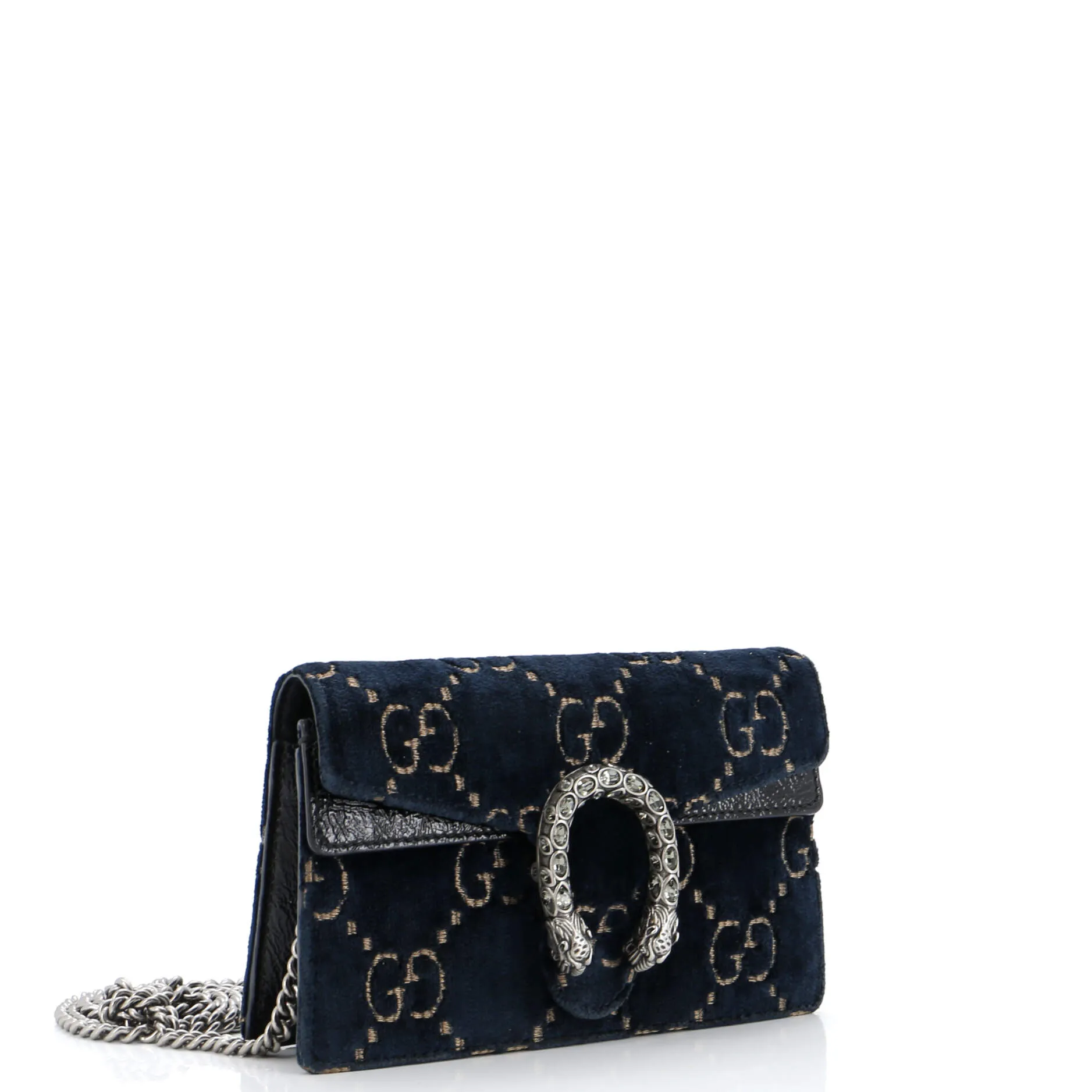 Dionysus Bag GG Velvet Super Mini