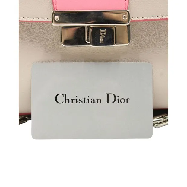 DIOR Beige & Pink ling Shoulder Bag