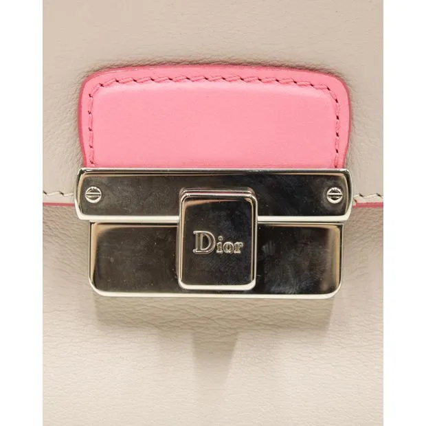 DIOR Beige & Pink ling Shoulder Bag
