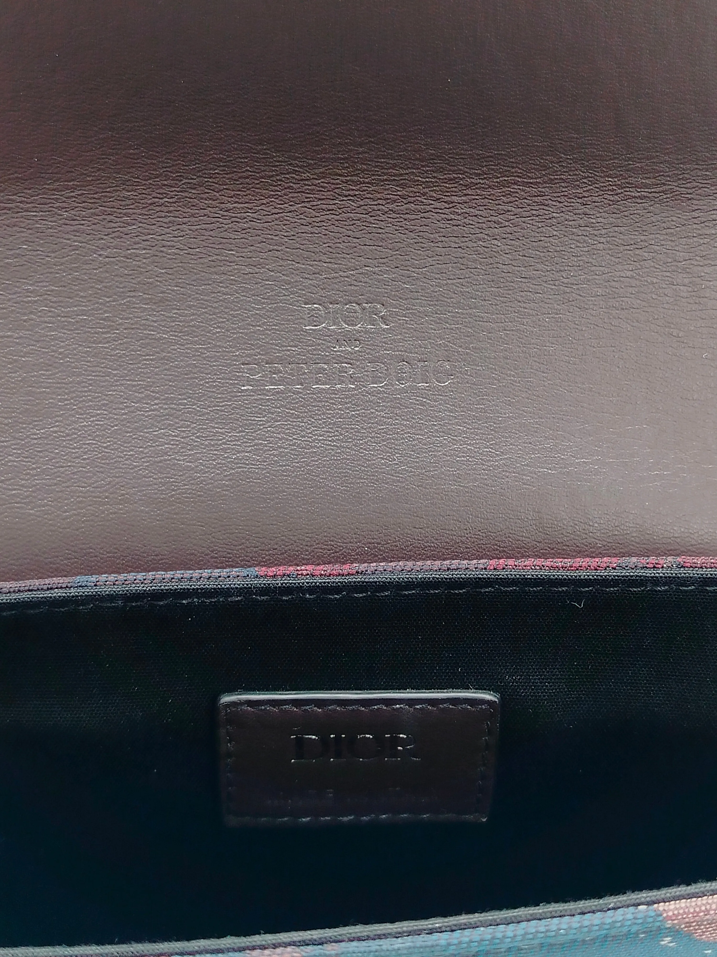 DIOR Dior X Peter Doig Brown Shoulder Bag
