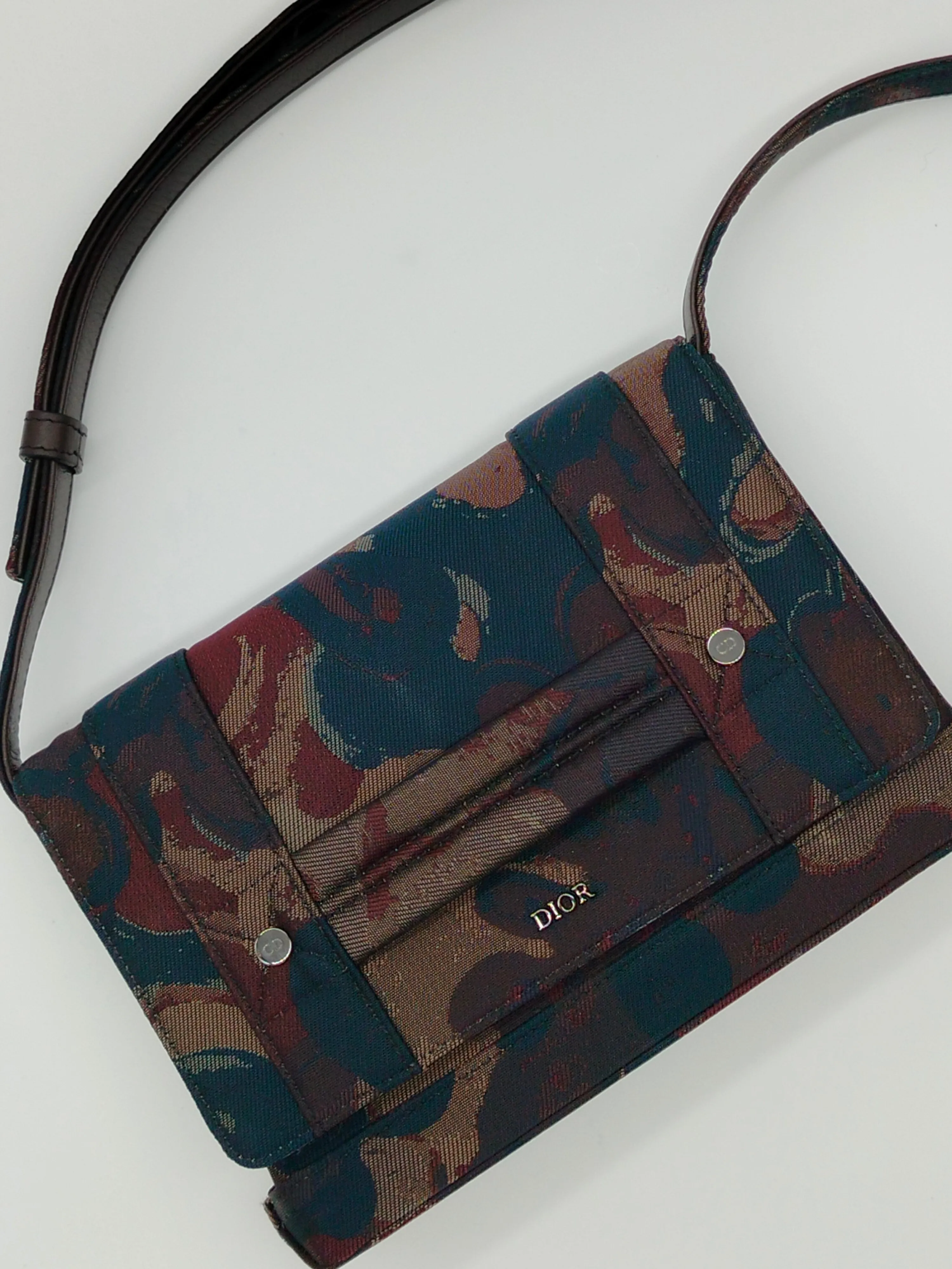 DIOR Dior X Peter Doig Brown Shoulder Bag