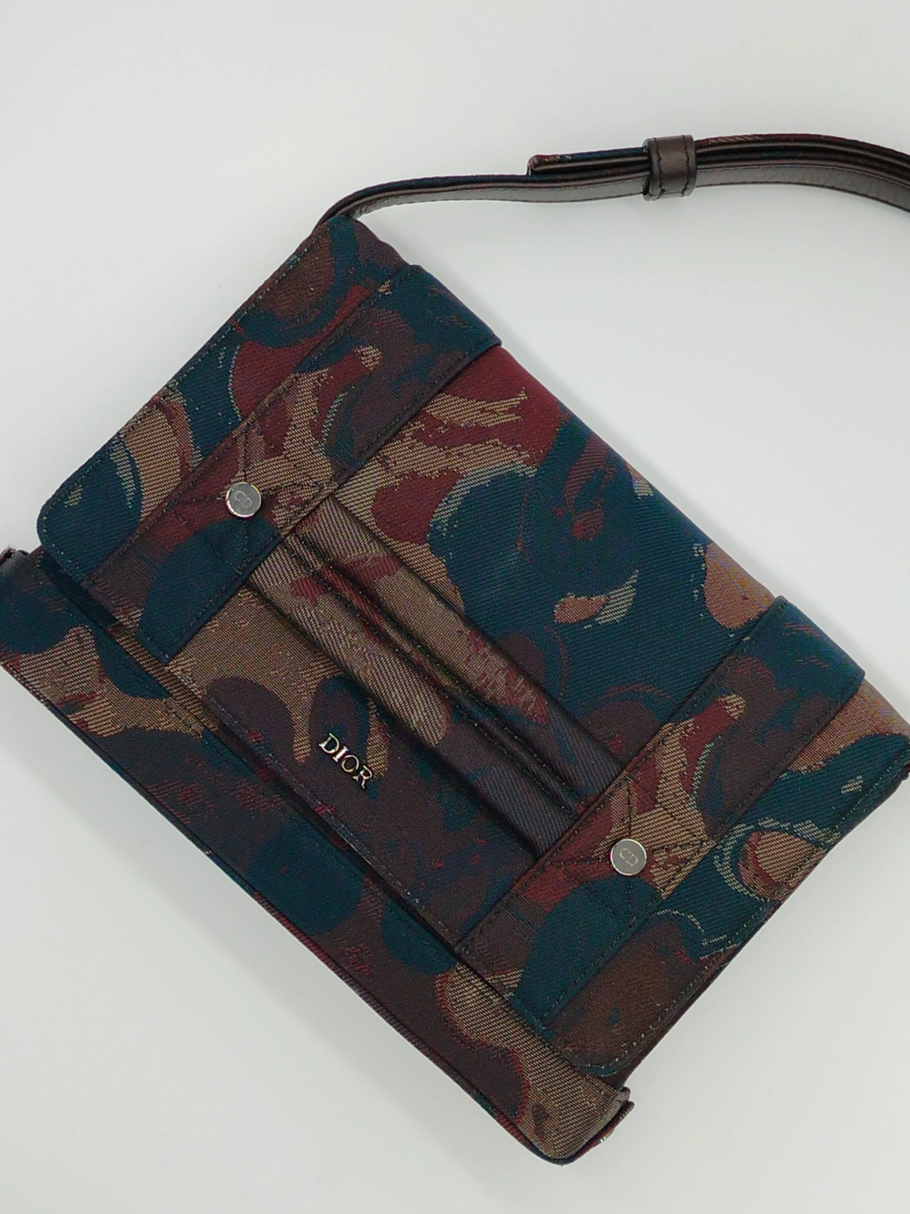 DIOR Dior X Peter Doig Brown Shoulder Bag
