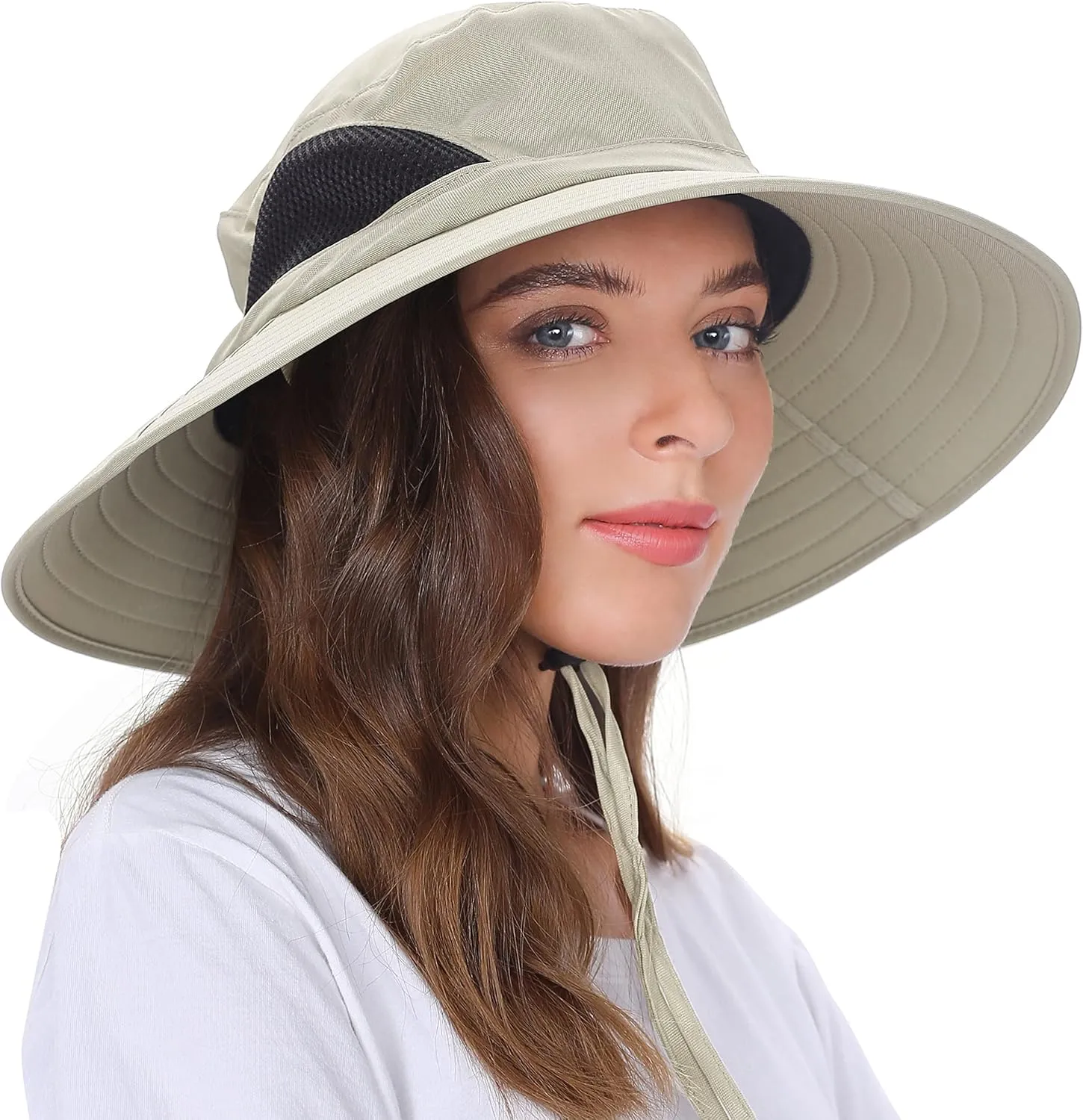 EINSKEY Wide Brim Sun Hat, UPF 50  UV Protection Waterproof Packable Bucket Hat for Men & Women, Fishing Hiking Beach Garden