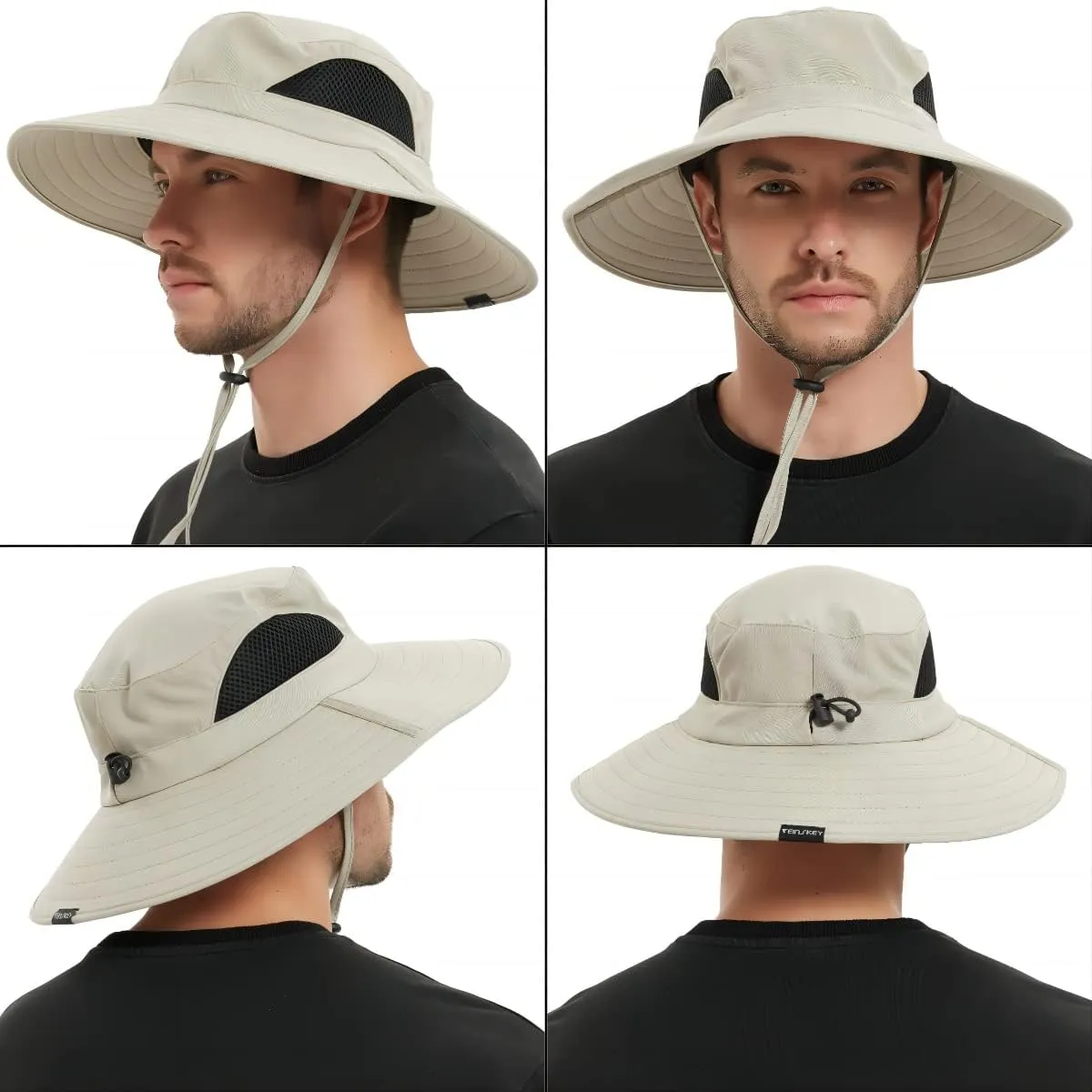 EINSKEY Wide Brim Sun Hat, UPF 50  UV Protection Waterproof Packable Bucket Hat for Men & Women, Fishing Hiking Beach Garden