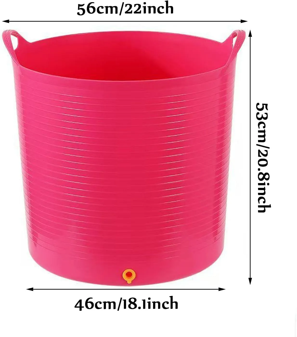 Extra Large Children's Bath Bucket, Dirty Clothes Basket, Storage Basket, Toy Storage Bucket, Laundry Bucket, Soft Plastic Household Clothes Basket