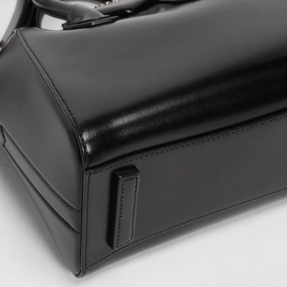 Givenchy Black Shiny Lord Mini Antigona Bag