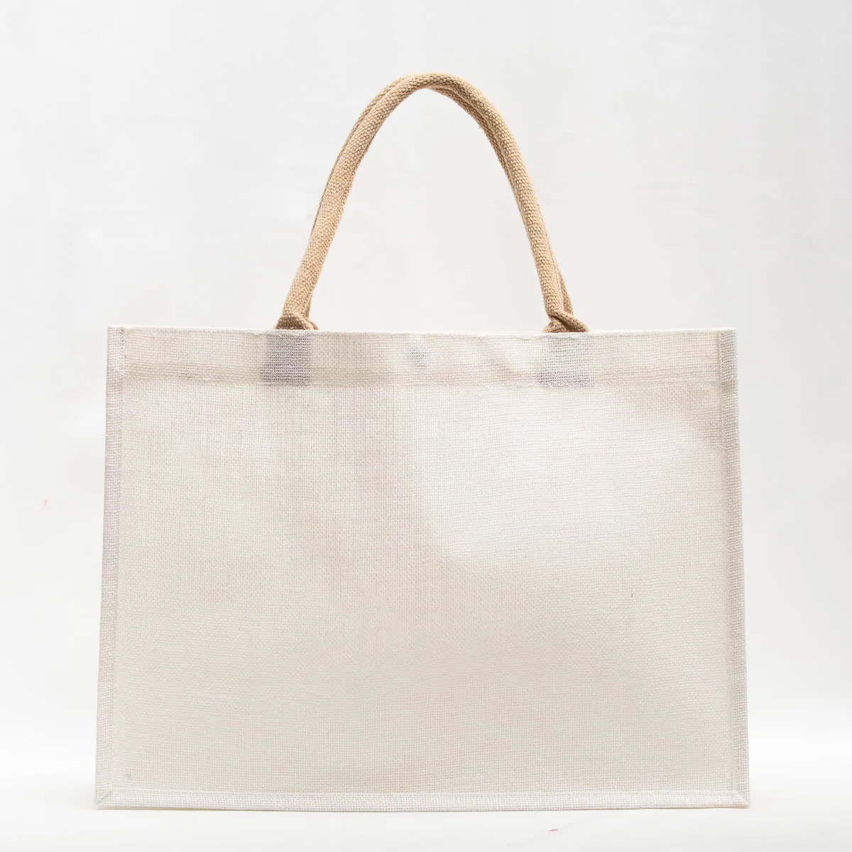 Gold Easy Tiger Jute Pocket Tote