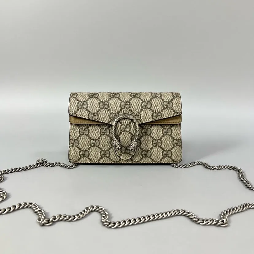 Gucci Dionysus Beige Wallet on Chain