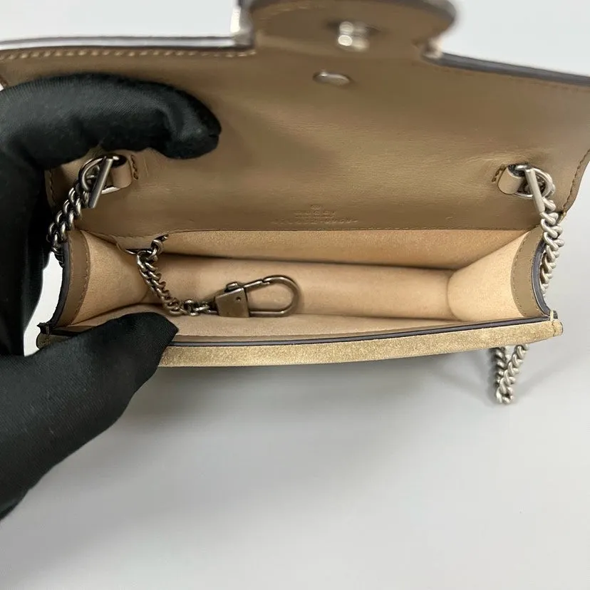 Gucci Dionysus Beige Wallet on Chain