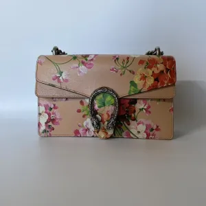Gucci Dionysus Floral Beige Shoulder Bag