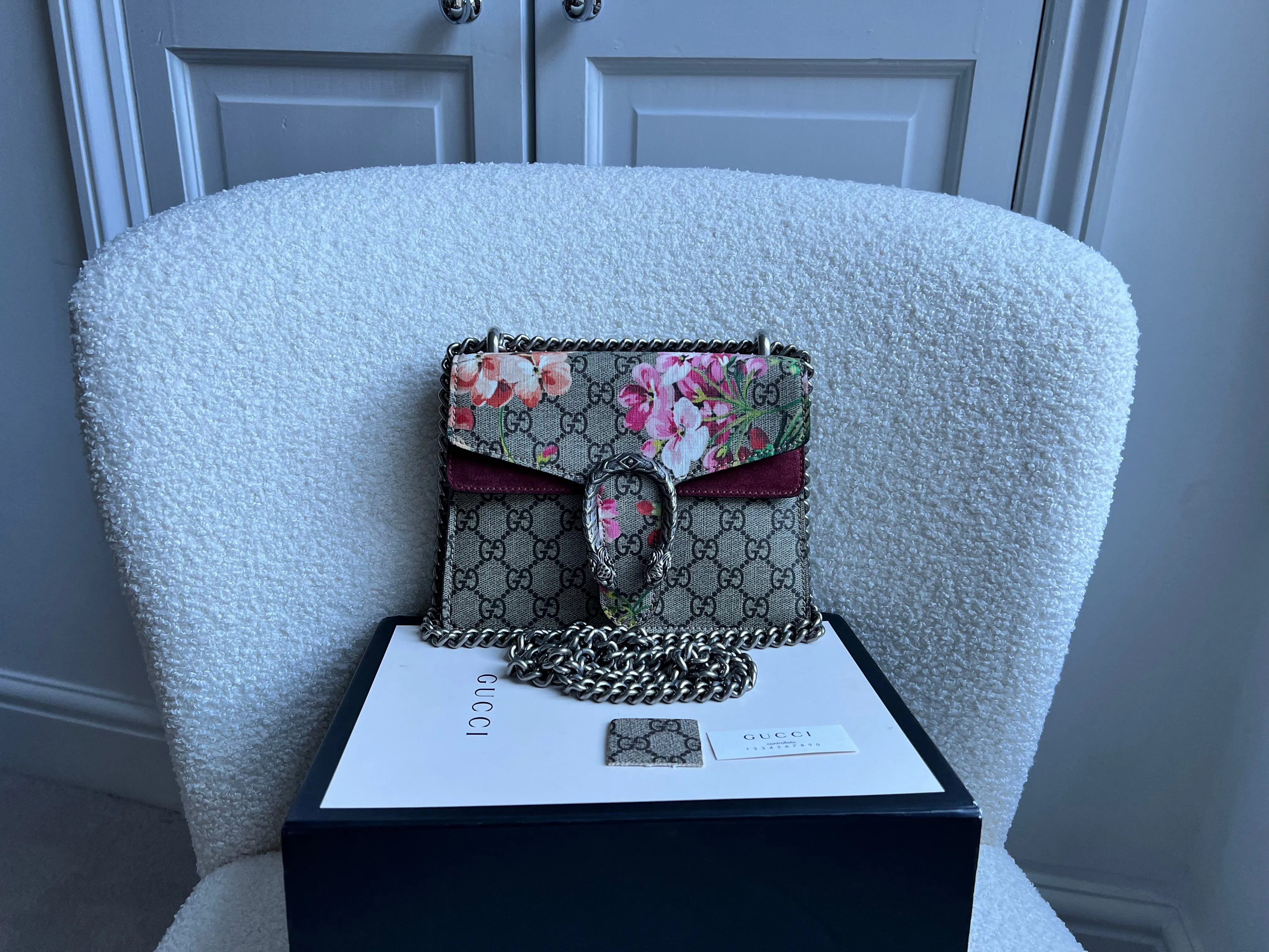 Gucci Dionysus GG Blooms Mini Shoulder Bag (RRP £1,700)