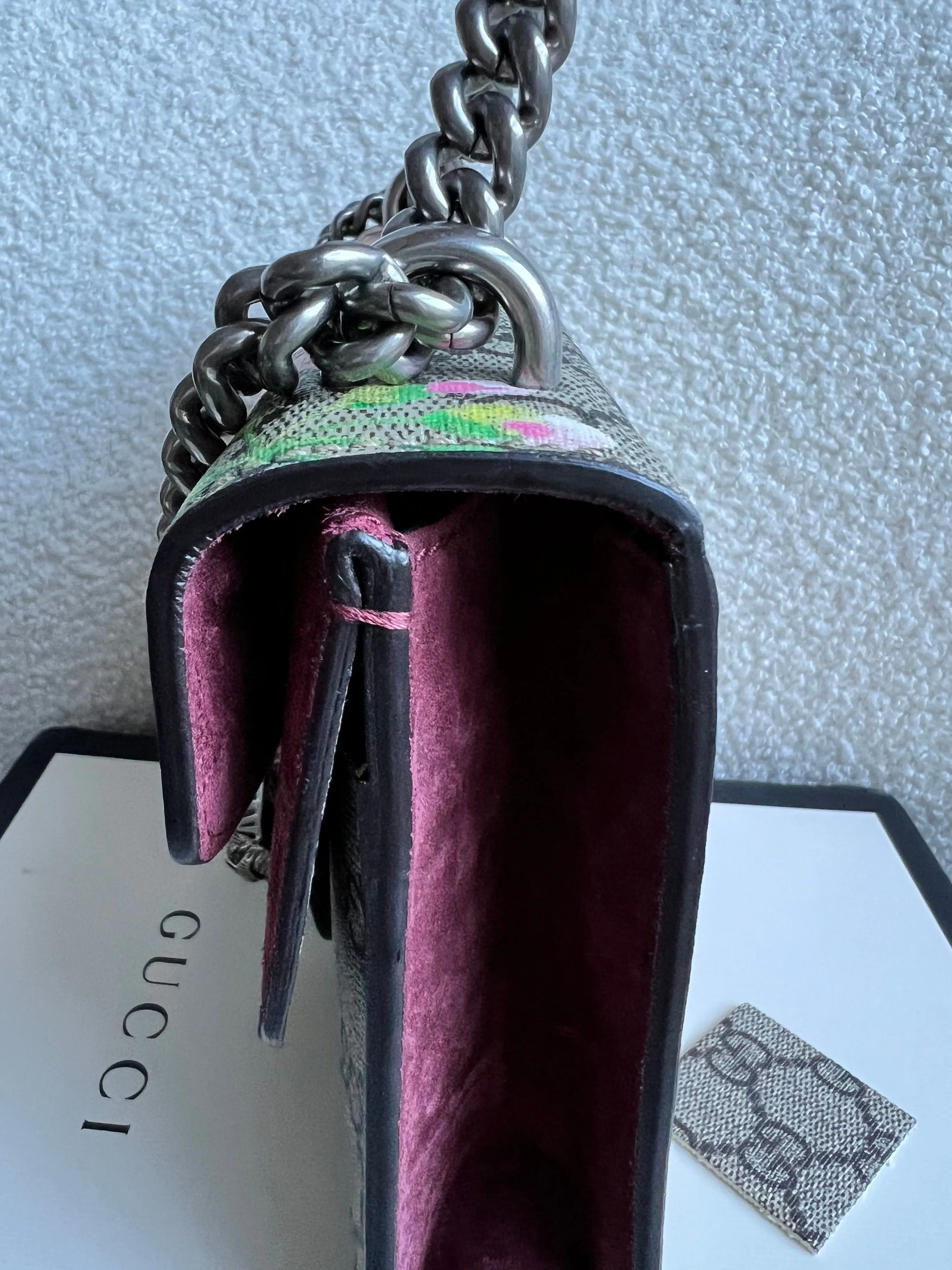 Gucci Dionysus GG Blooms Mini Shoulder Bag (RRP £1,700)