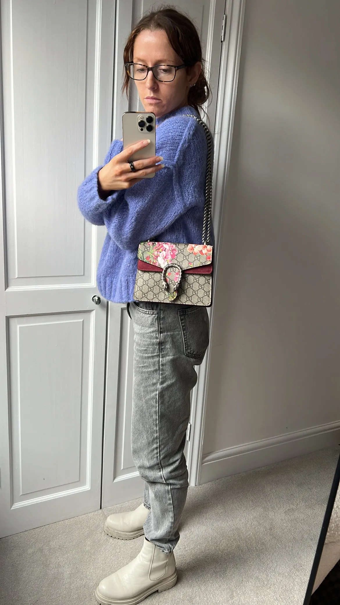 Gucci Dionysus GG Blooms Mini Shoulder Bag (RRP £1,700)