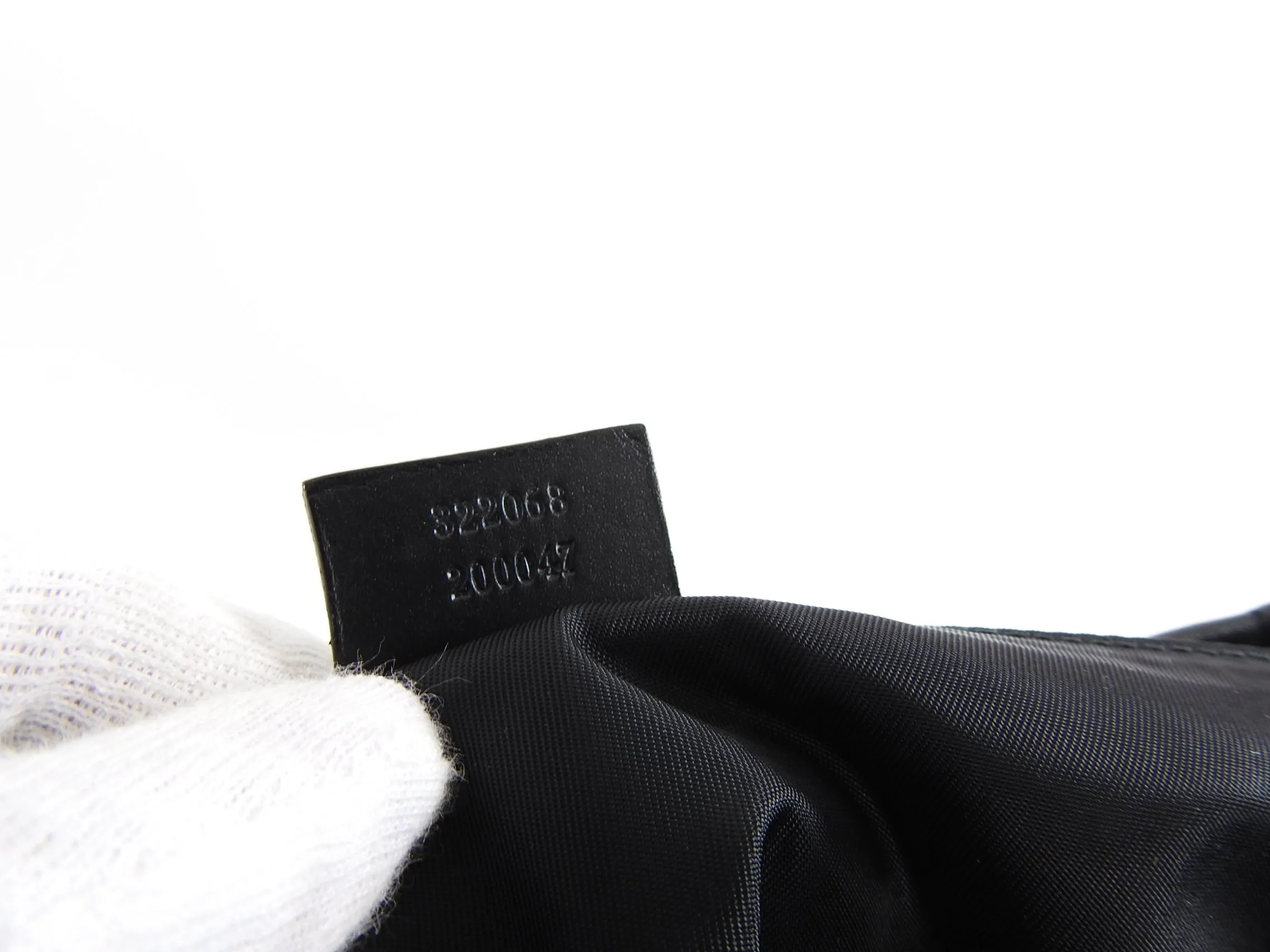 Gucci GG Supreme Black Messenger Computer Bag