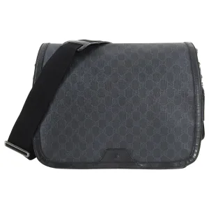 Gucci GG Supreme Black Messenger Computer Bag