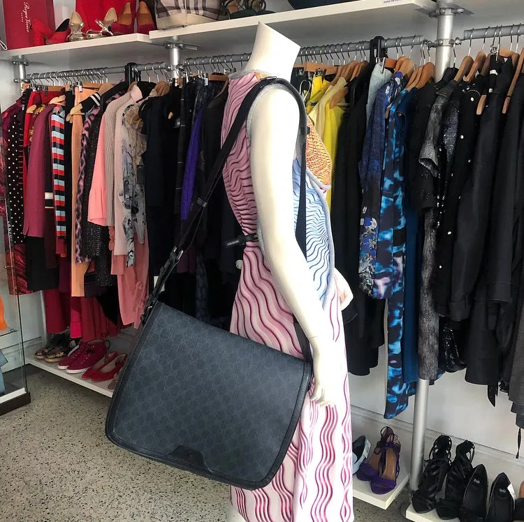 Gucci GG Supreme Black Messenger Computer Bag