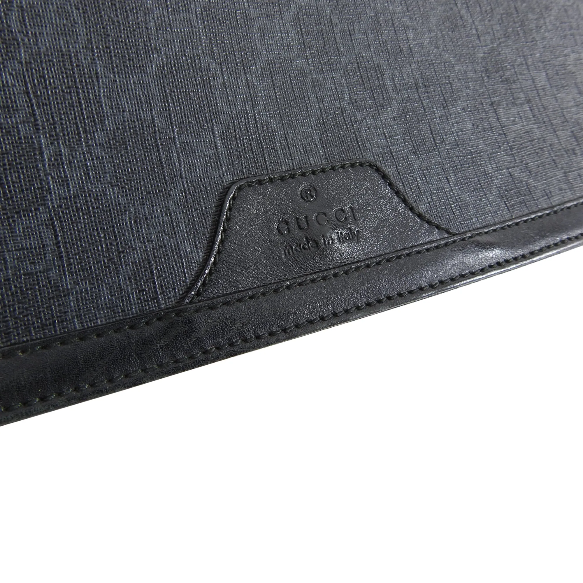 Gucci GG Supreme Black Messenger Computer Bag