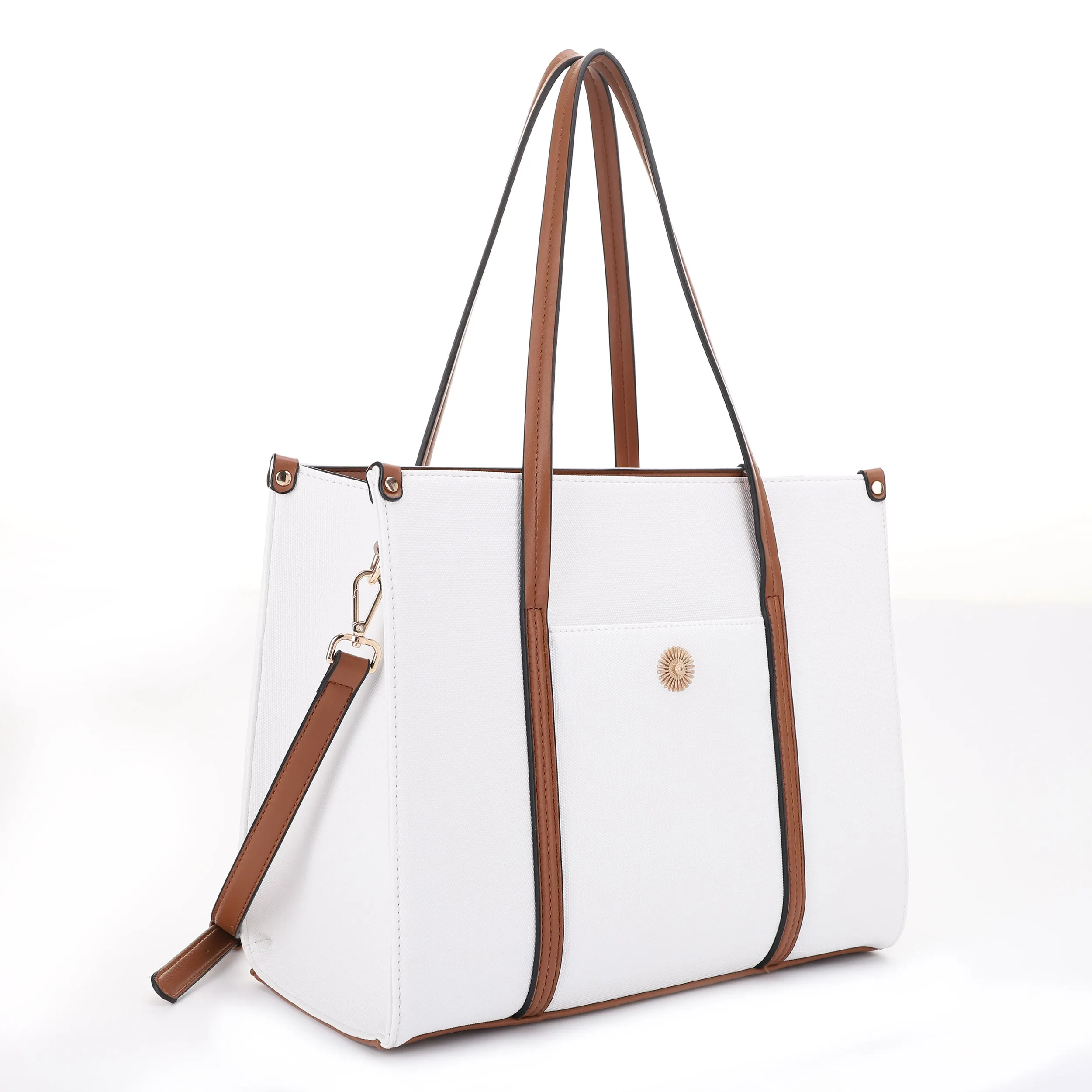 Juniper Emblem Structured Tote