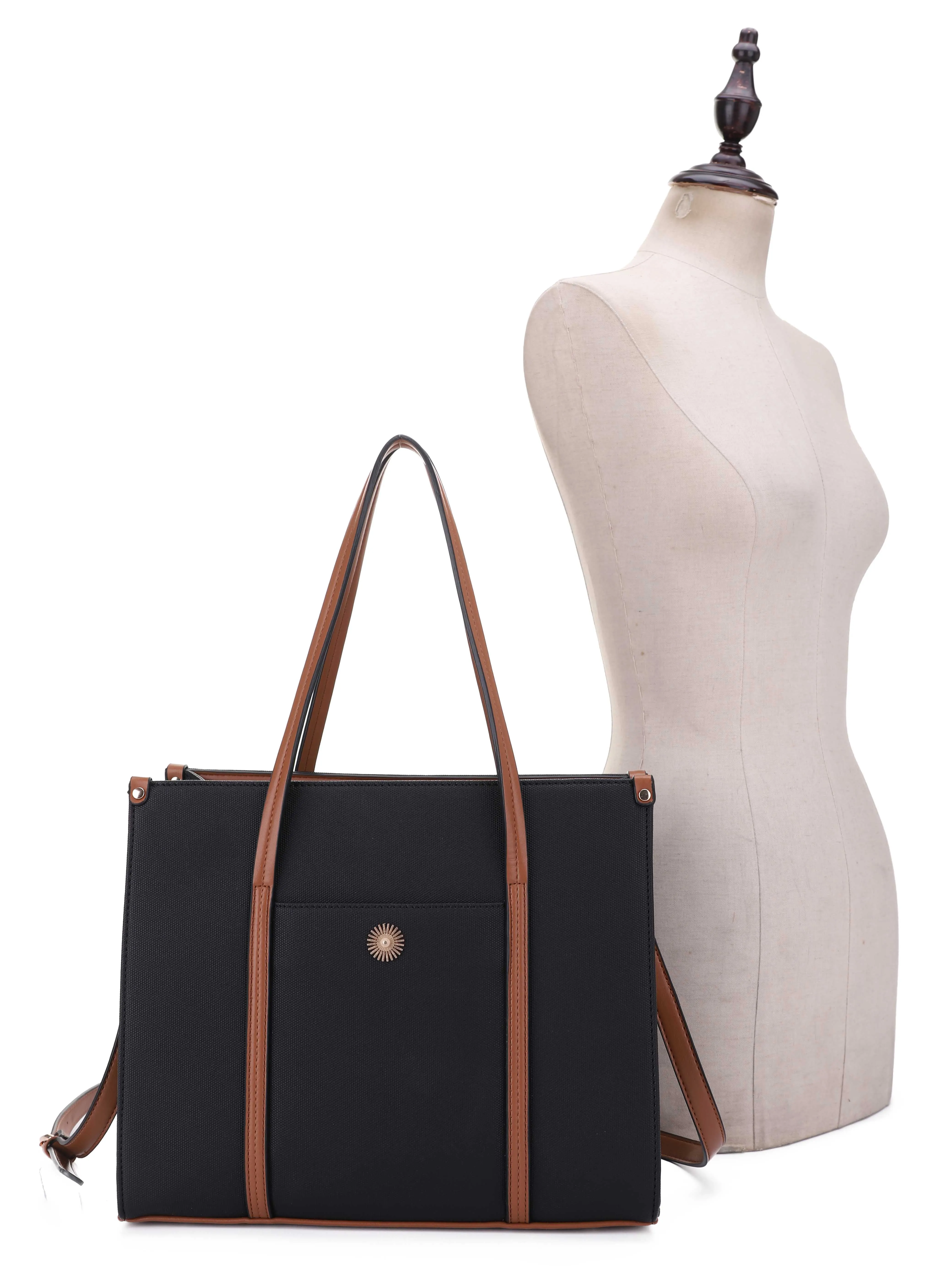 Juniper Emblem Structured Tote