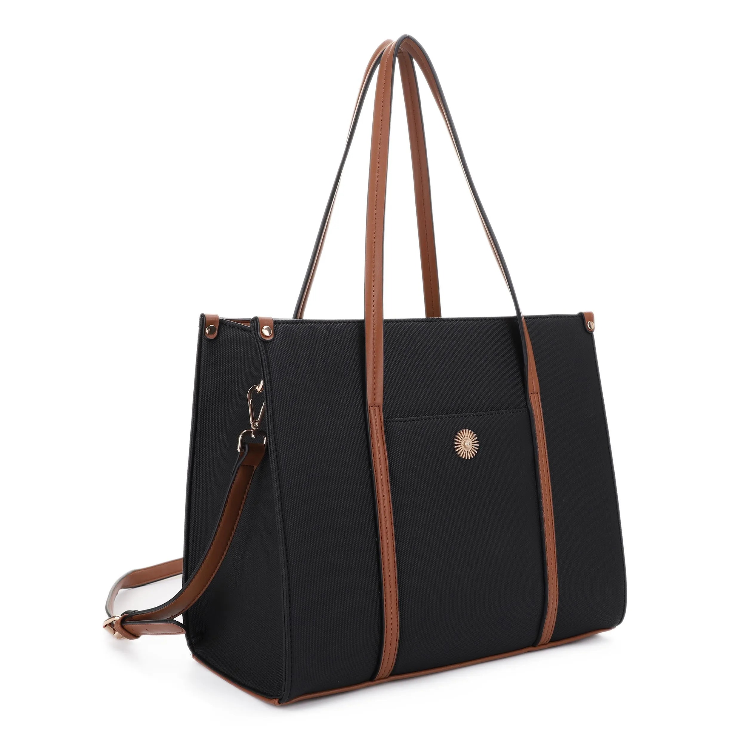 Juniper Emblem Structured Tote