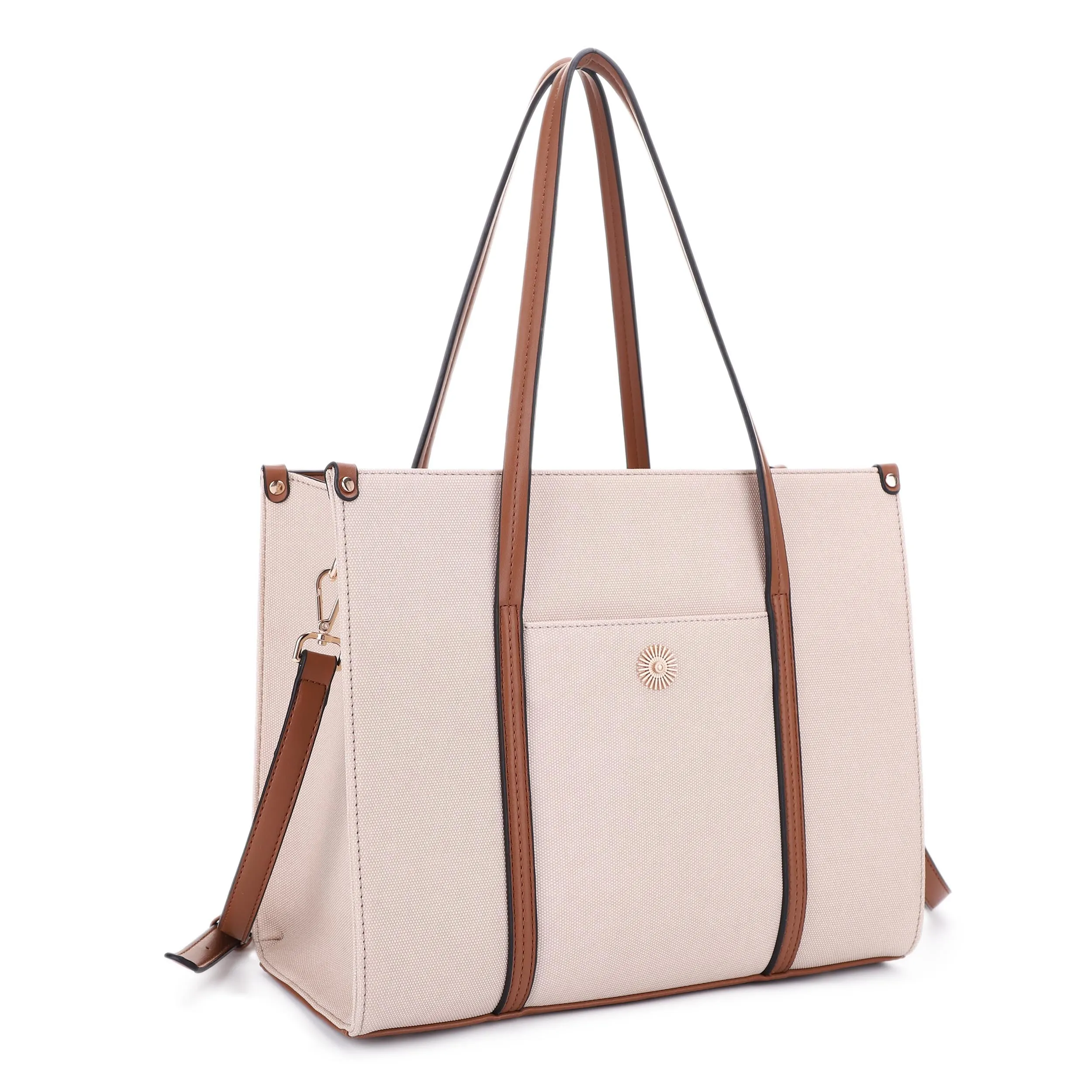 Juniper Emblem Structured Tote