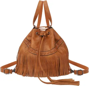 KL928 Backpack Purses for Women (Yellowish Brown)